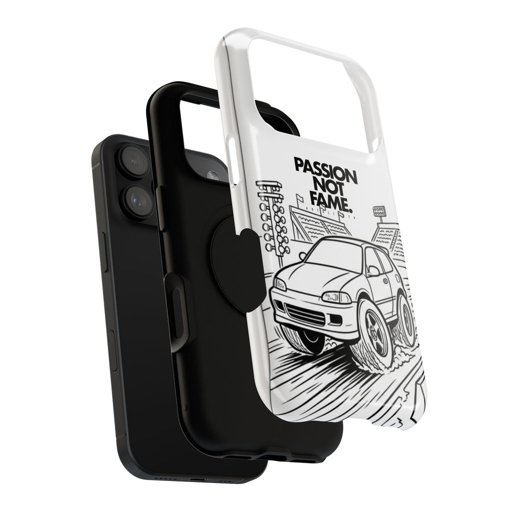 Impact-Resistant Phone Case — "Passion Not Fame" Drag Civic
