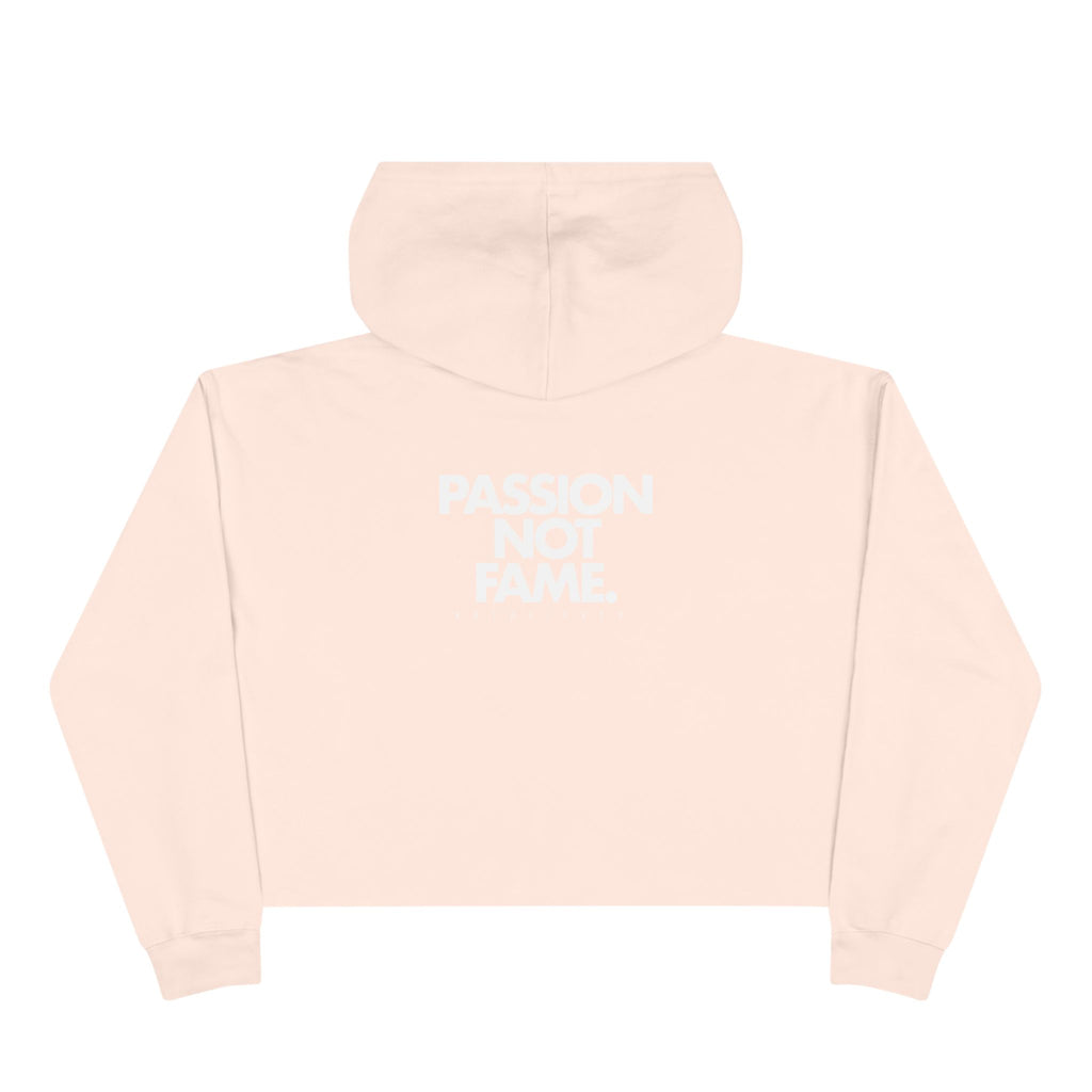 Autolife Cropped Hoodie — 'PASSION NOT FAME' Streetwear
