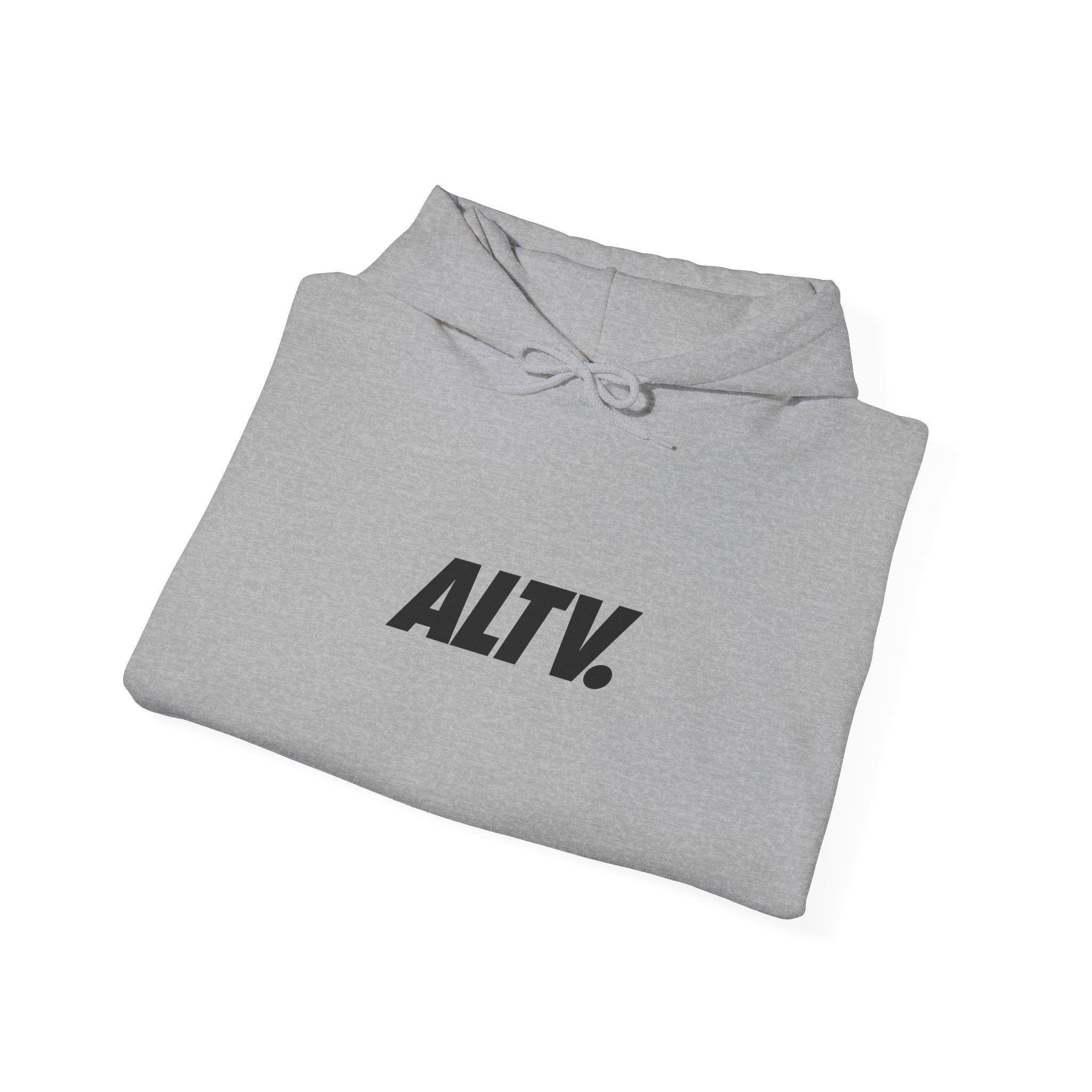 ALTV. Minimal Logo Hoodie — Modern Streetwear Pullover