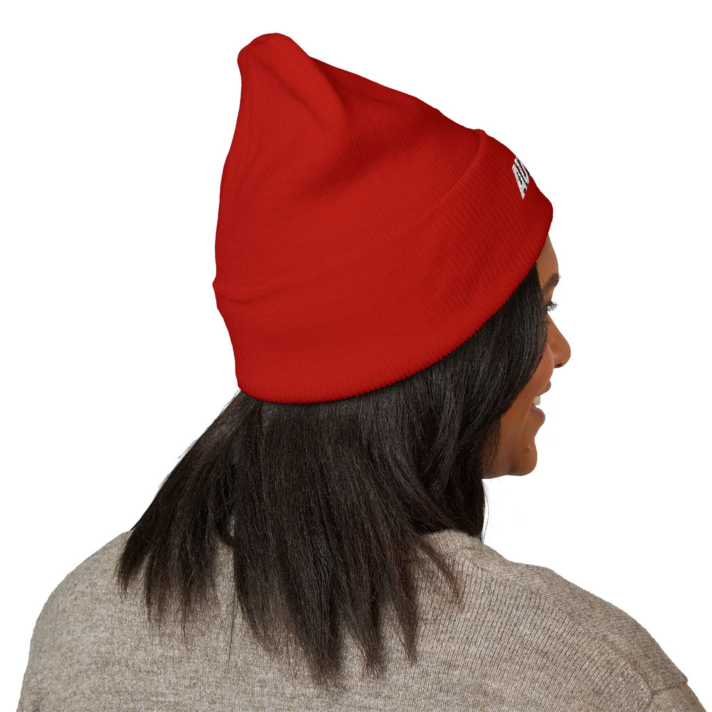 Autolife Embroidered Cuffed Beanie — Bold Yellow Car Enthusiast Hat