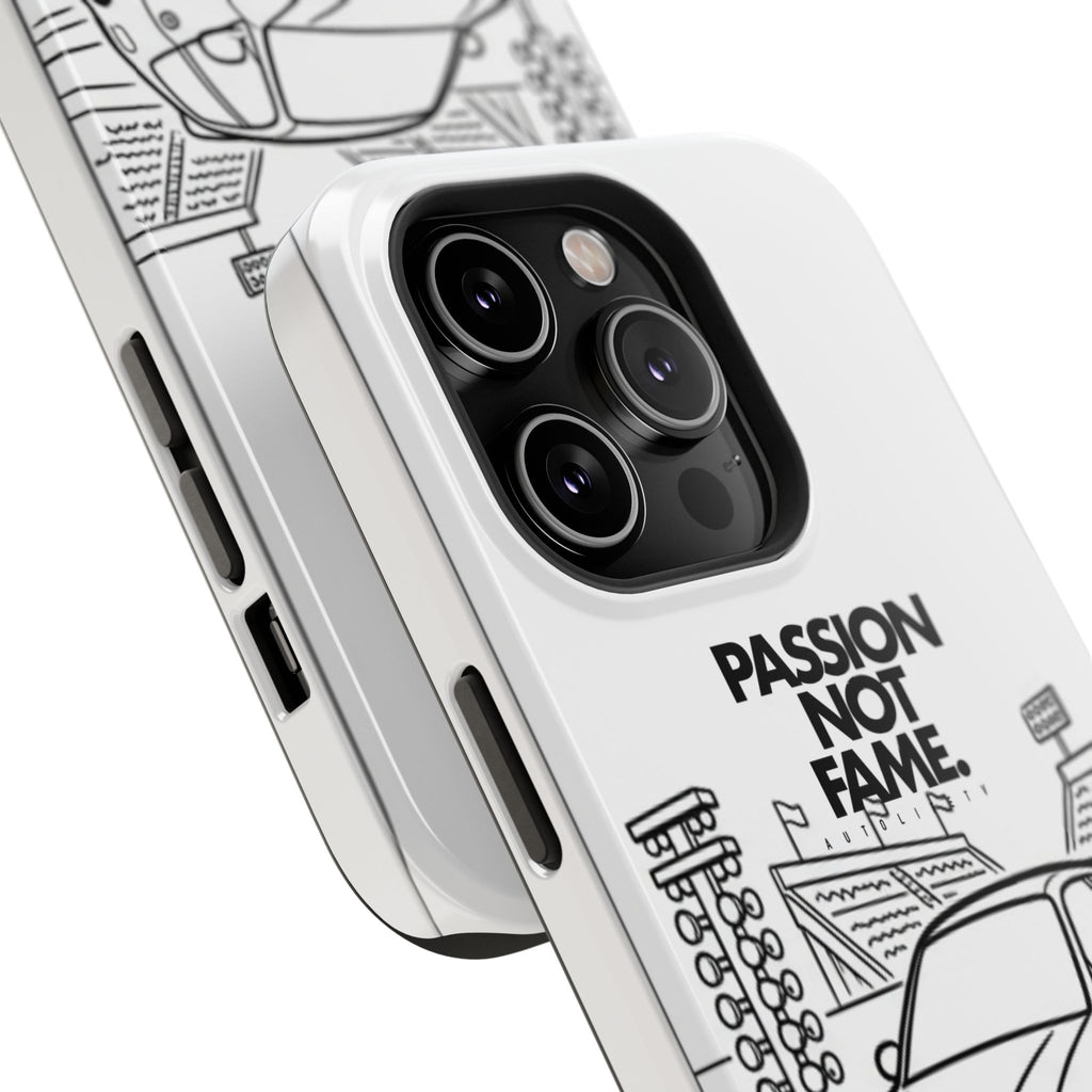 Impact-Resistant Phone Case — "Passion Not Fame" Drag Civic