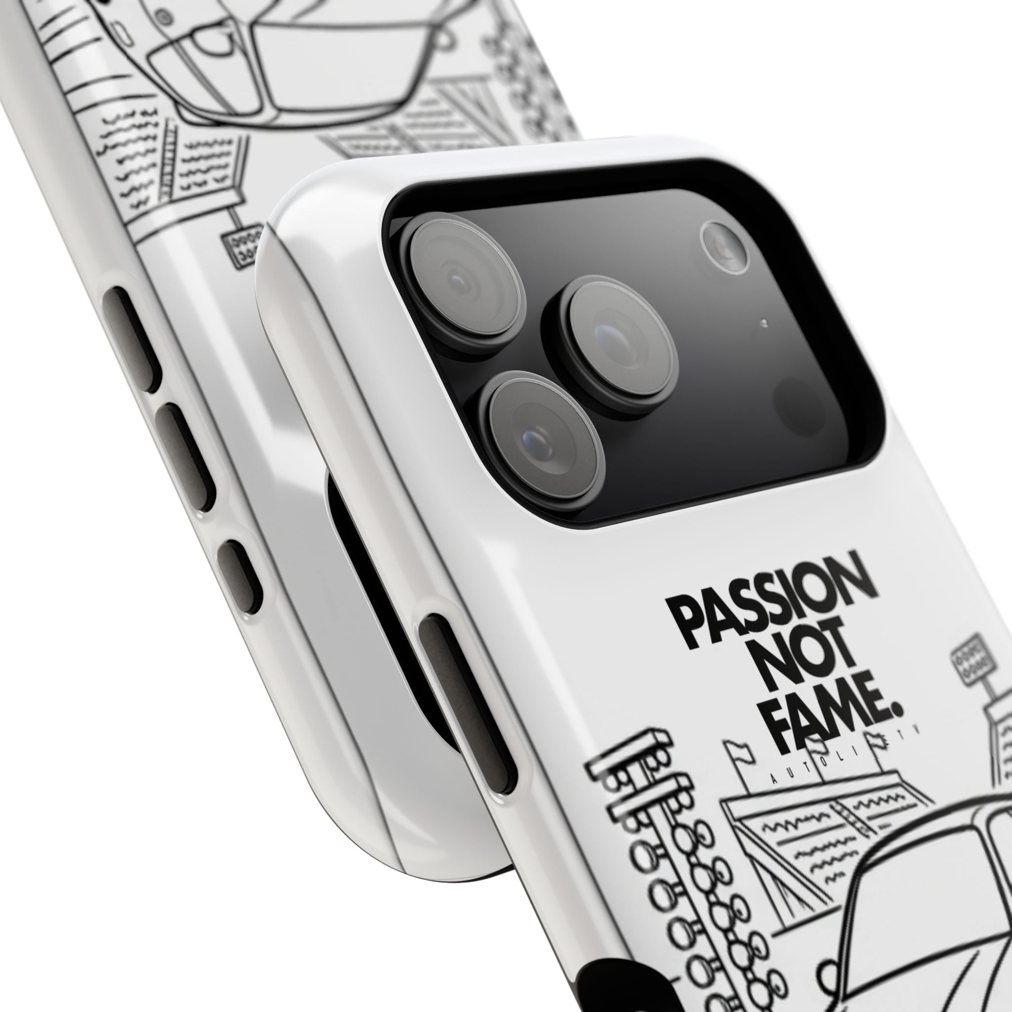 Impact-Resistant Phone Case — "Passion Not Fame" Drag Civic