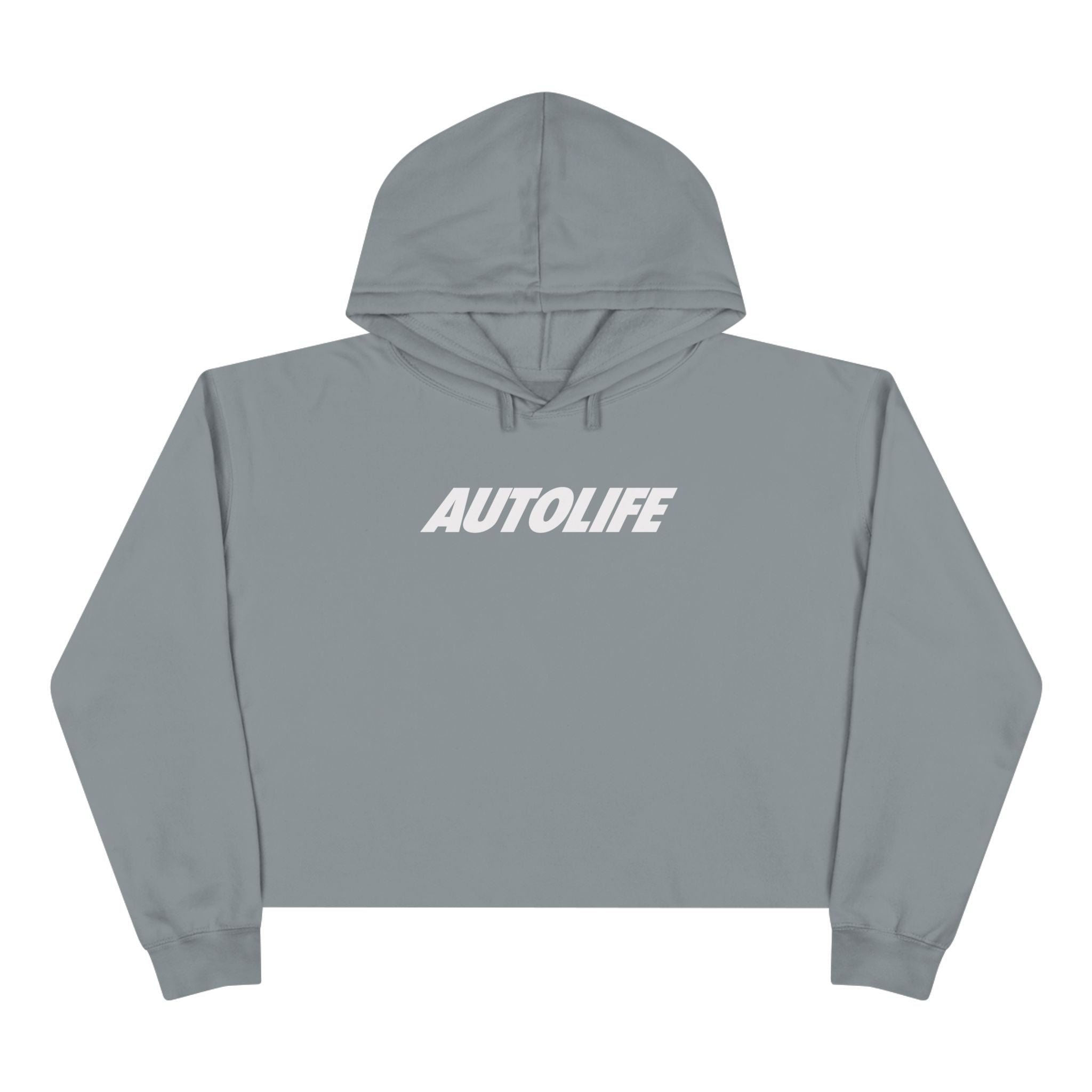 Autolife Cropped Hoodie — 'PASSION NOT FAME' Streetwear