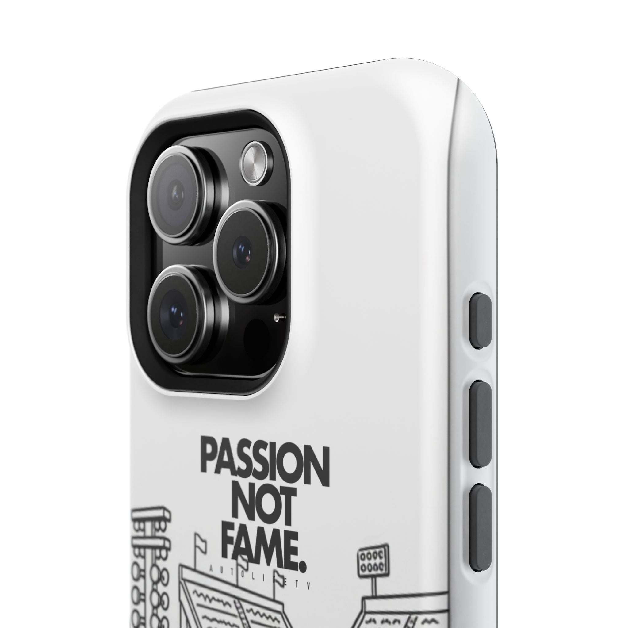 Impact-Resistant Phone Case — "Passion Not Fame" Drag Civic