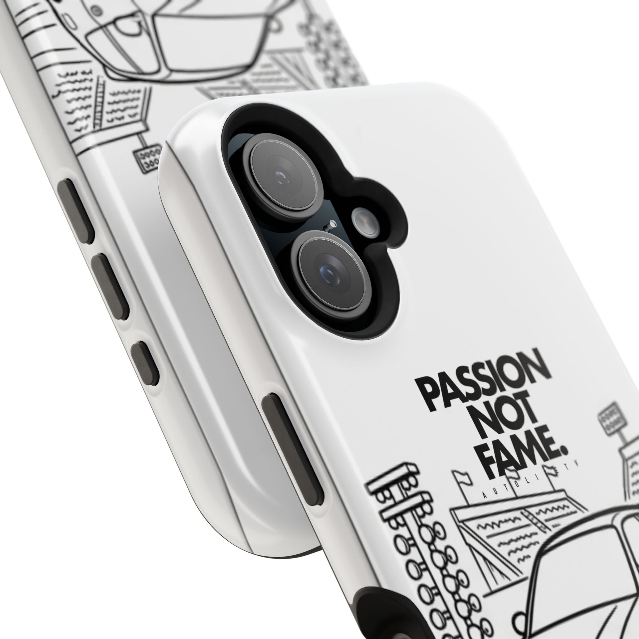 Impact-Resistant Phone Case — "Passion Not Fame" Drag Civic