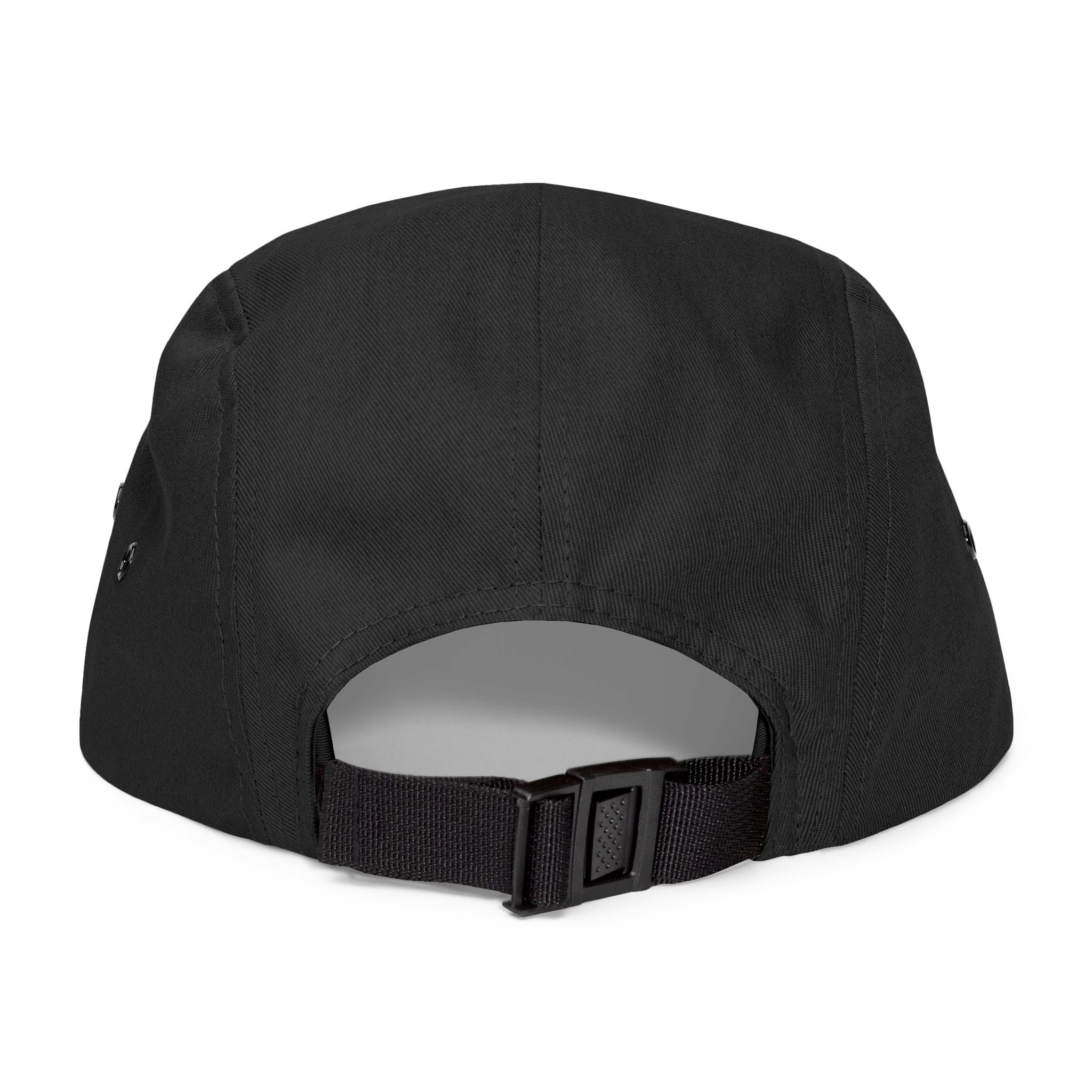 5-Panel Cap — "Passion Not Fame" Embroidered Cotton Camp Hat