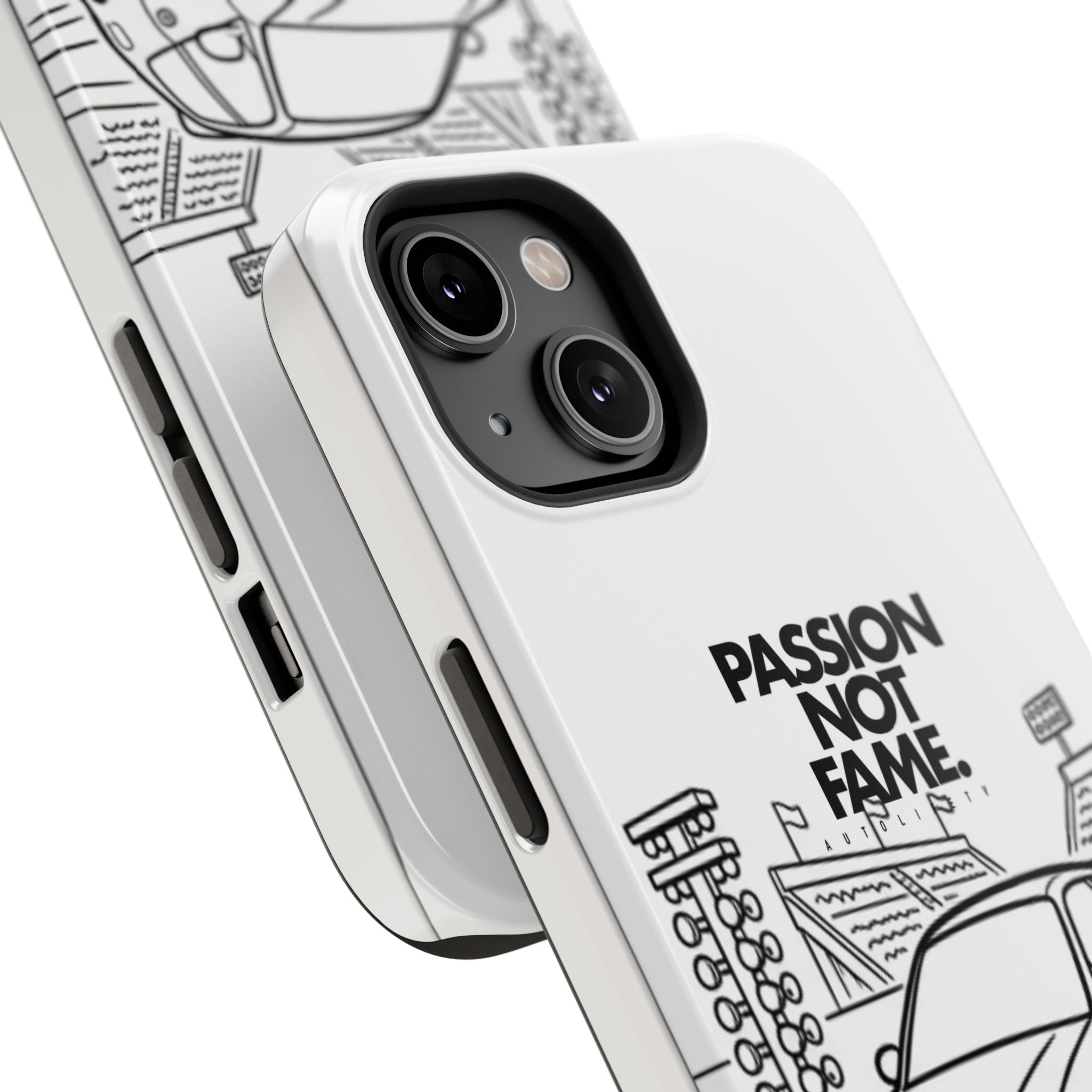 Impact-Resistant Phone Case — "Passion Not Fame" Drag Civic