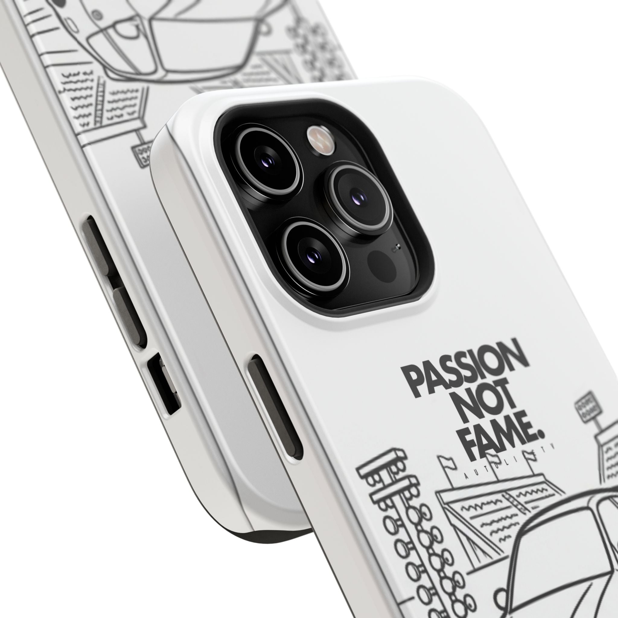 Impact-Resistant Phone Case — "Passion Not Fame" Drag Civic