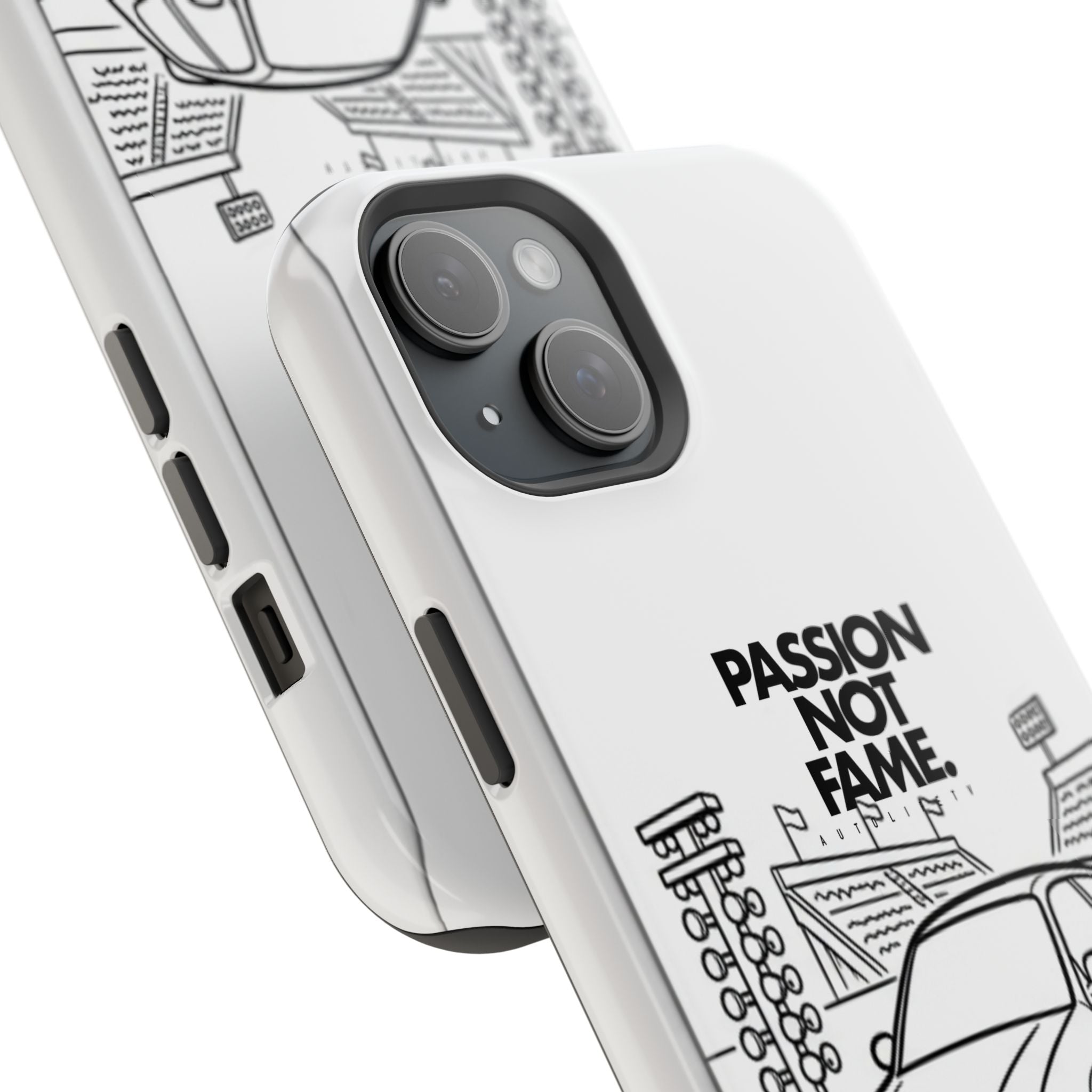Impact-Resistant Phone Case — "Passion Not Fame" Drag Civic
