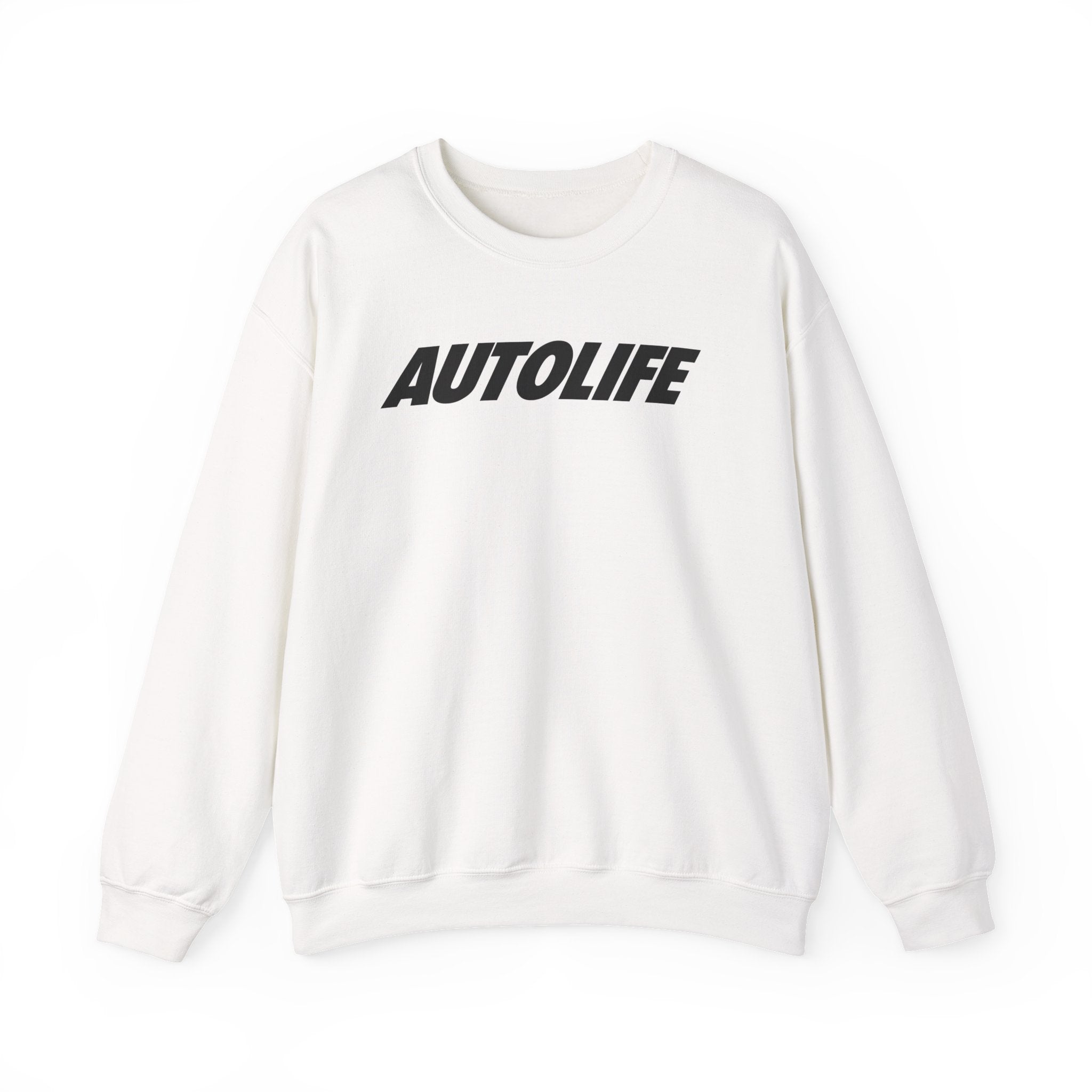 ALTV. Logo Sweatshirt — Minimal White Crewneck