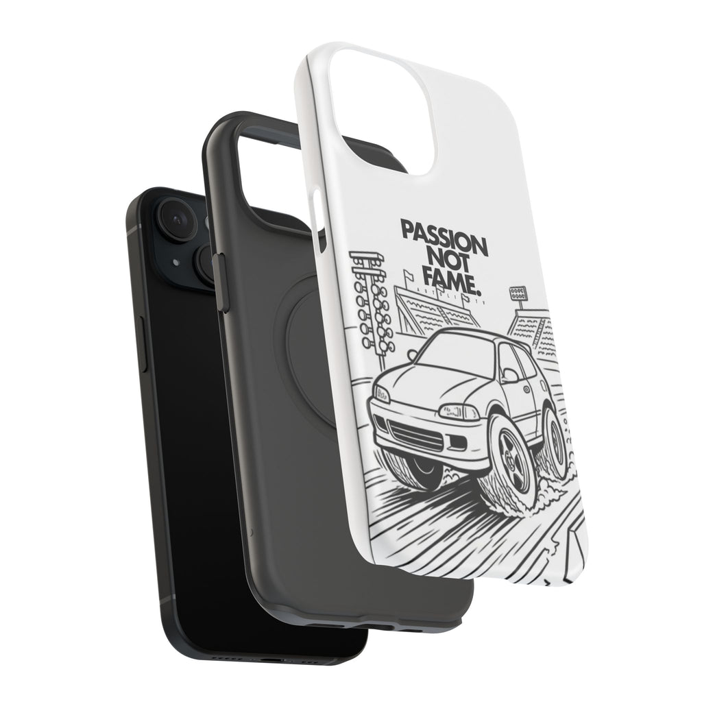 Impact-Resistant Phone Case — "Passion Not Fame" Drag Civic