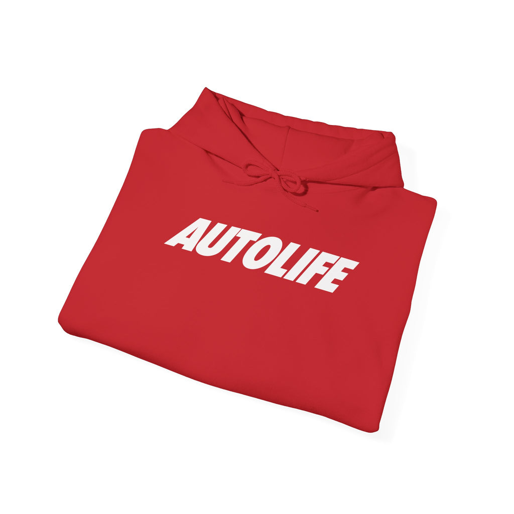 AutoLife Hoodie — Automotive Lifestyle Pullover with 'AUTOLIFE' Graphic