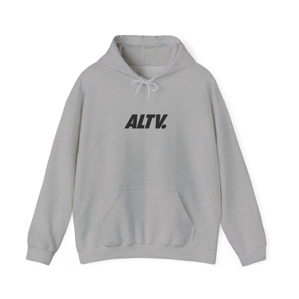 ALTV. Minimal Logo Hoodie — Modern Streetwear Pullover