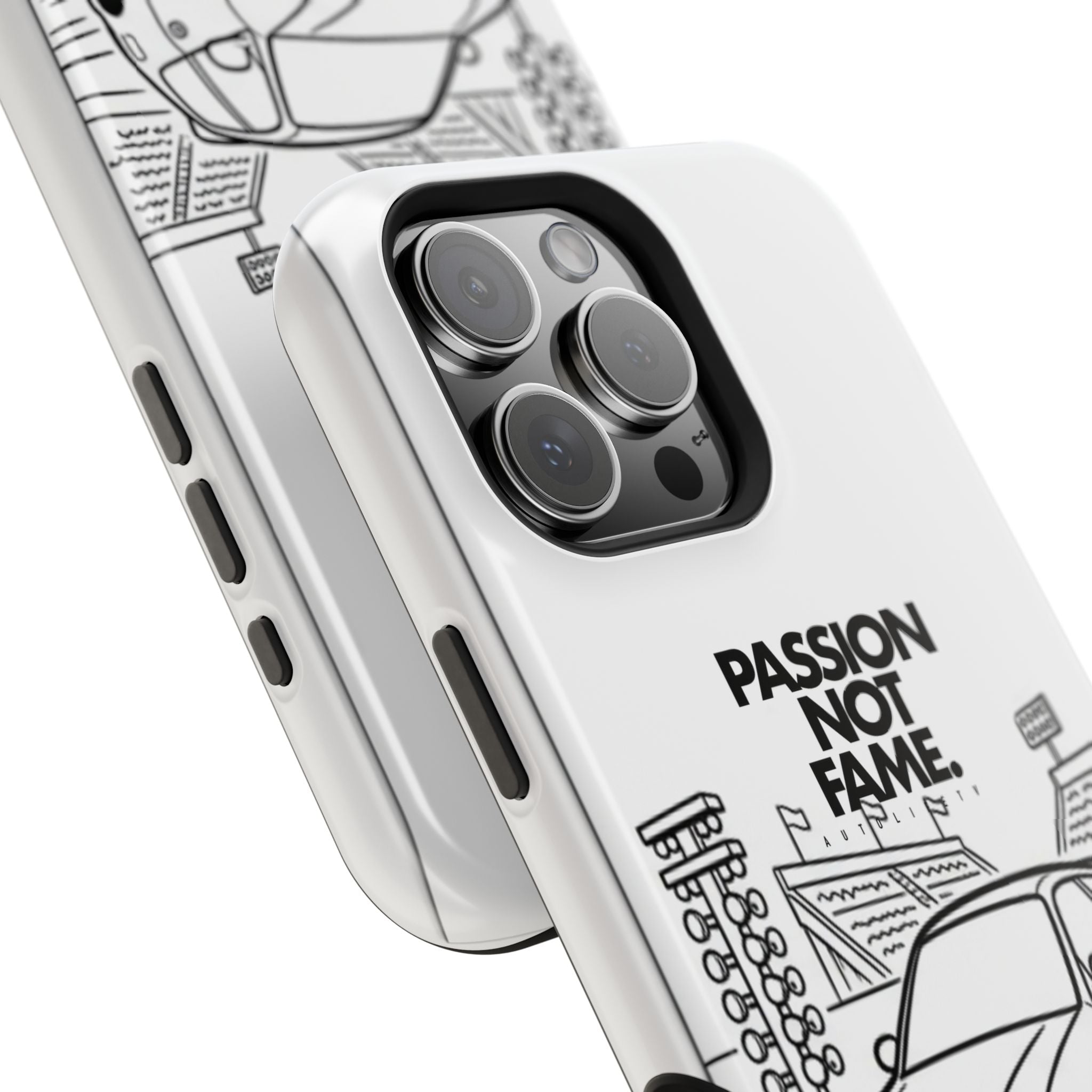 Impact-Resistant Phone Case — "Passion Not Fame" Drag Civic