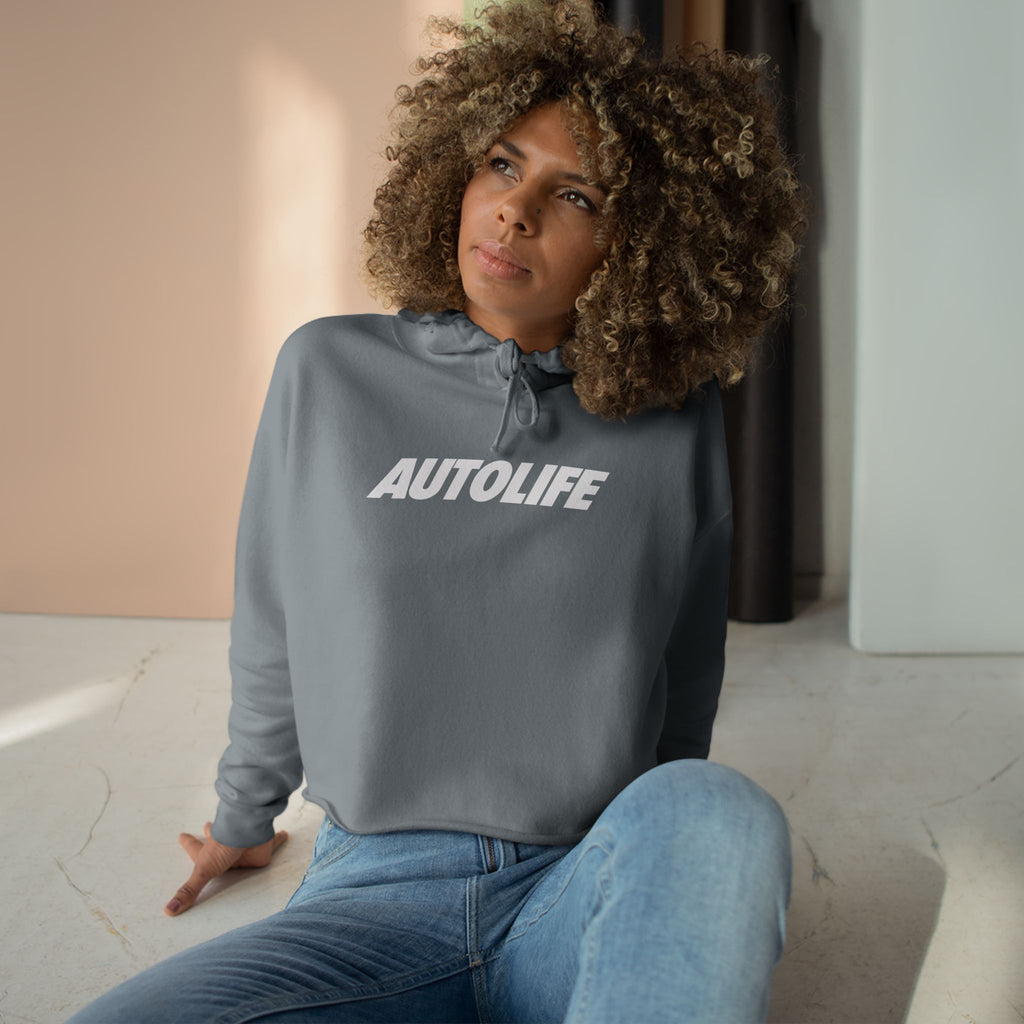 Autolife Cropped Hoodie — 'PASSION NOT FAME' Streetwear