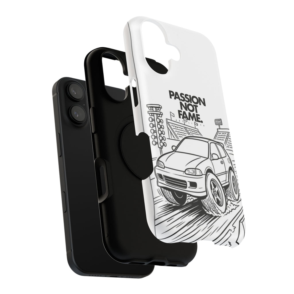 Impact-Resistant Phone Case — "Passion Not Fame" Drag Civic