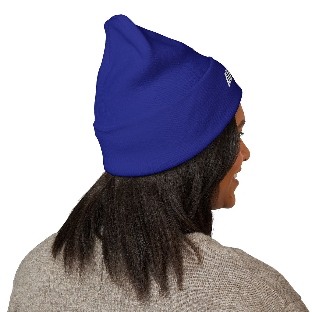 Autolife Embroidered Cuffed Beanie — Bold Yellow Car Enthusiast Hat