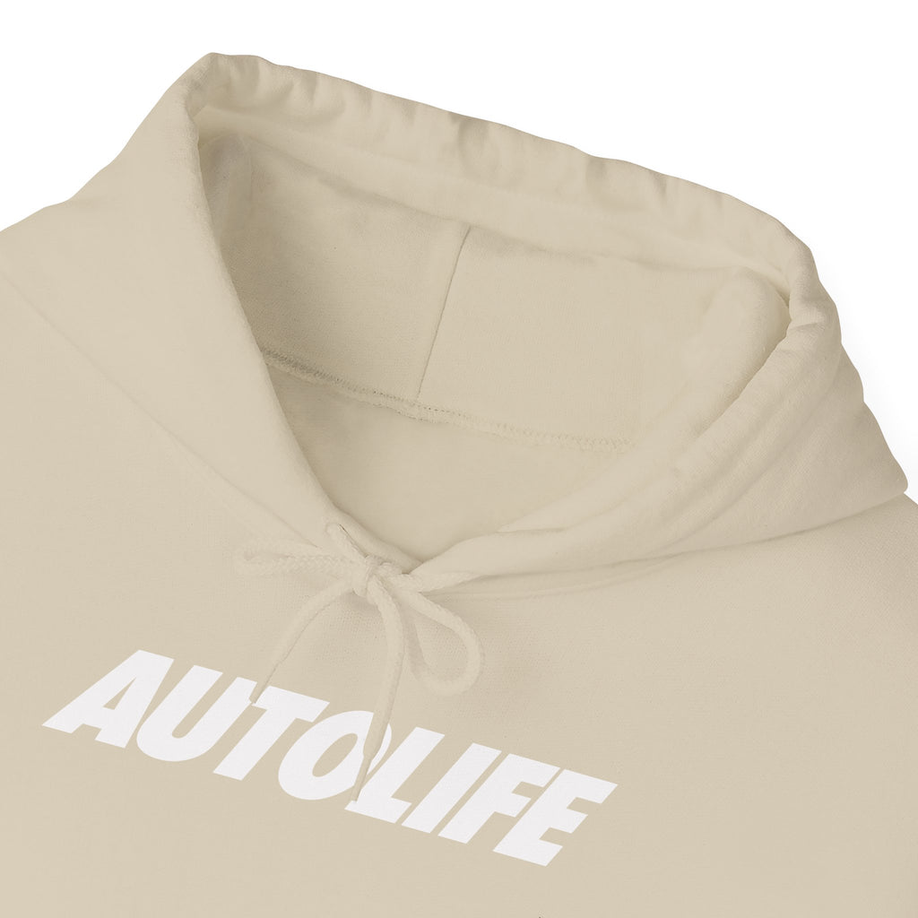 AutoLife Hoodie — Automotive Lifestyle Pullover with 'AUTOLIFE' Graphic