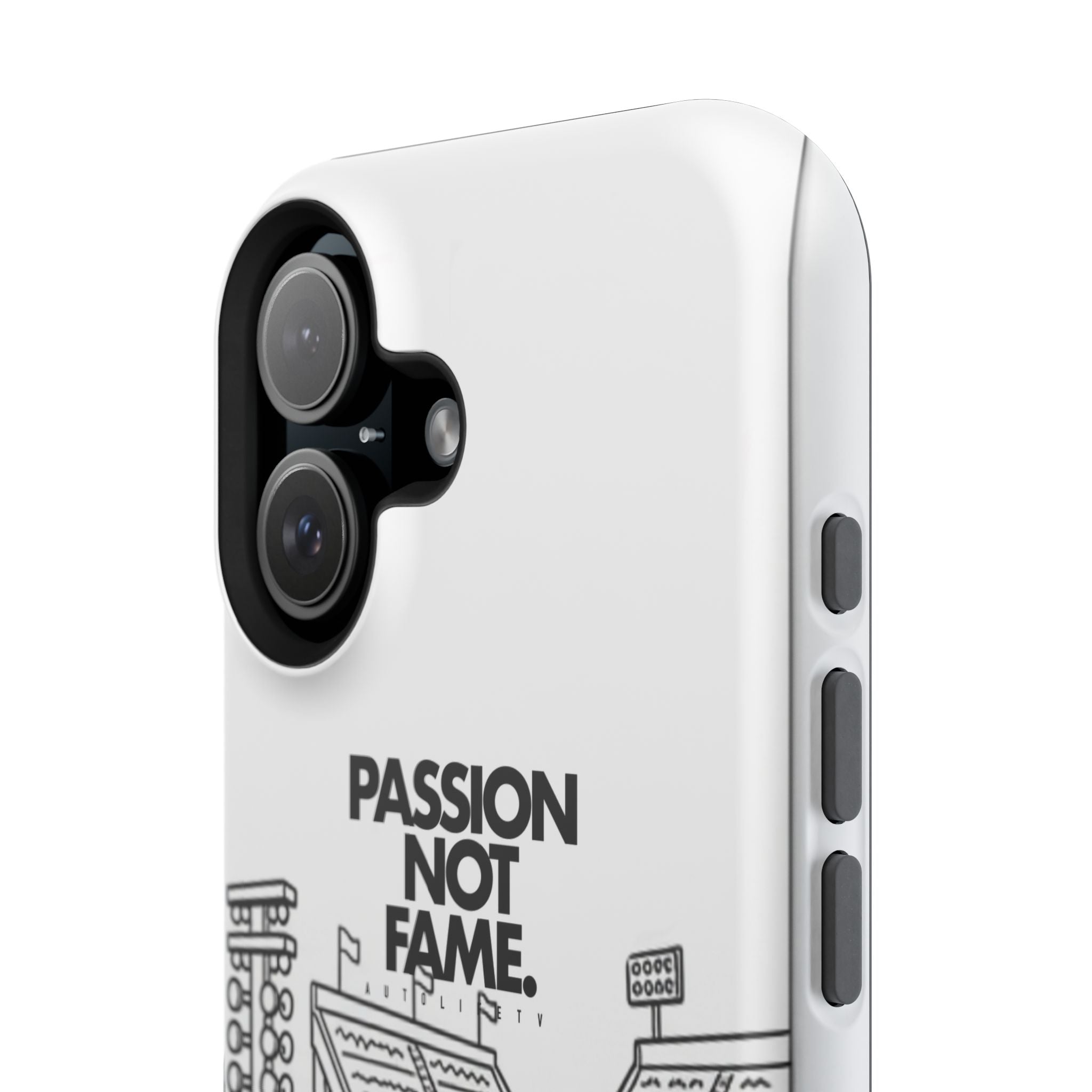 Impact-Resistant Phone Case — "Passion Not Fame" Drag Civic