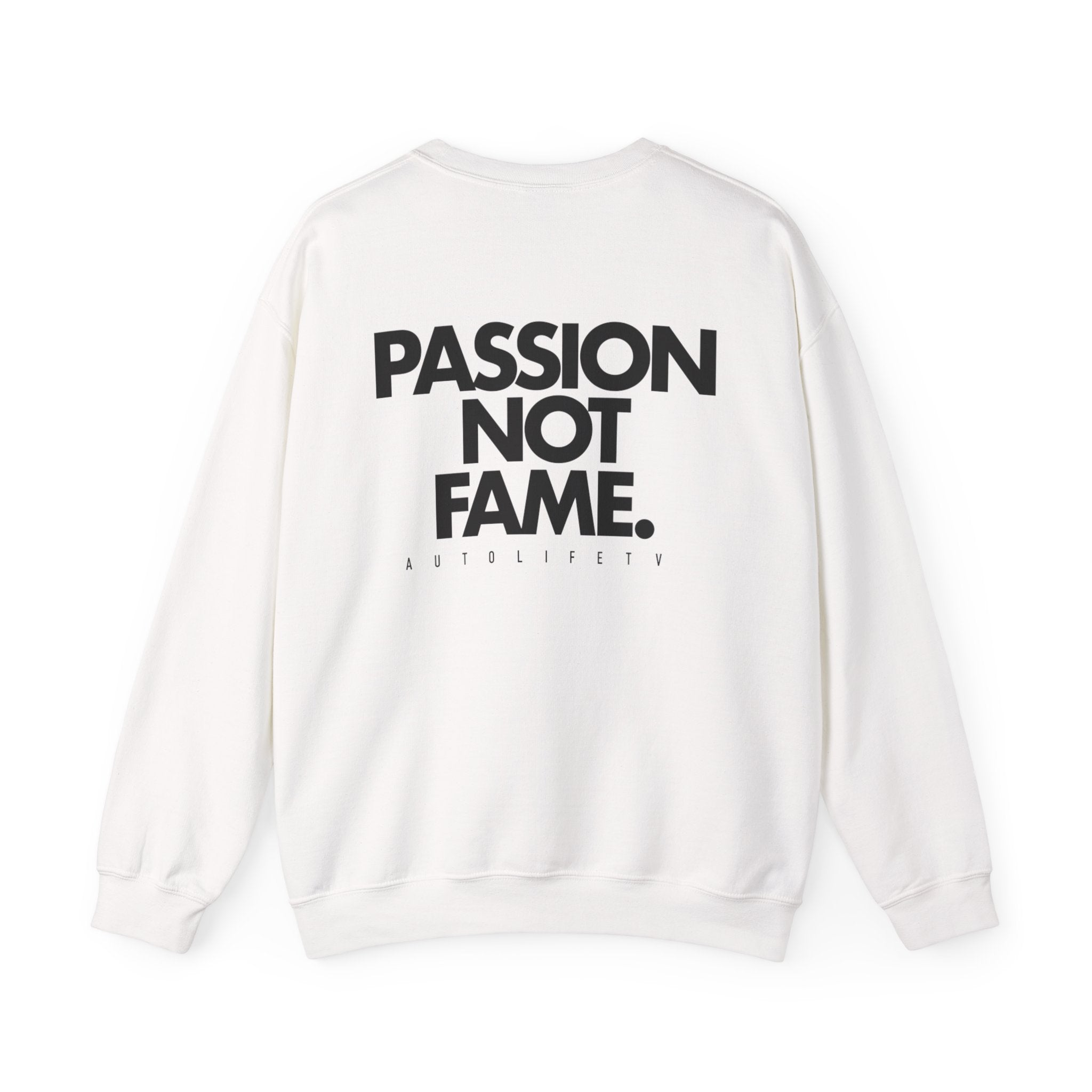 ALTV. Logo Sweatshirt — Minimal White Crewneck