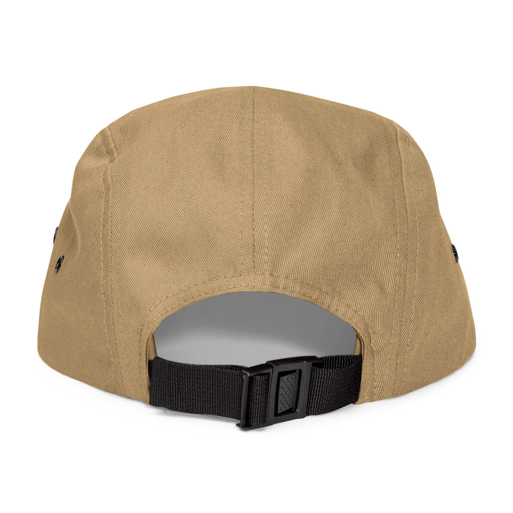 5-Panel Cap — "Passion Not Fame" Embroidered Cotton Camp Hat