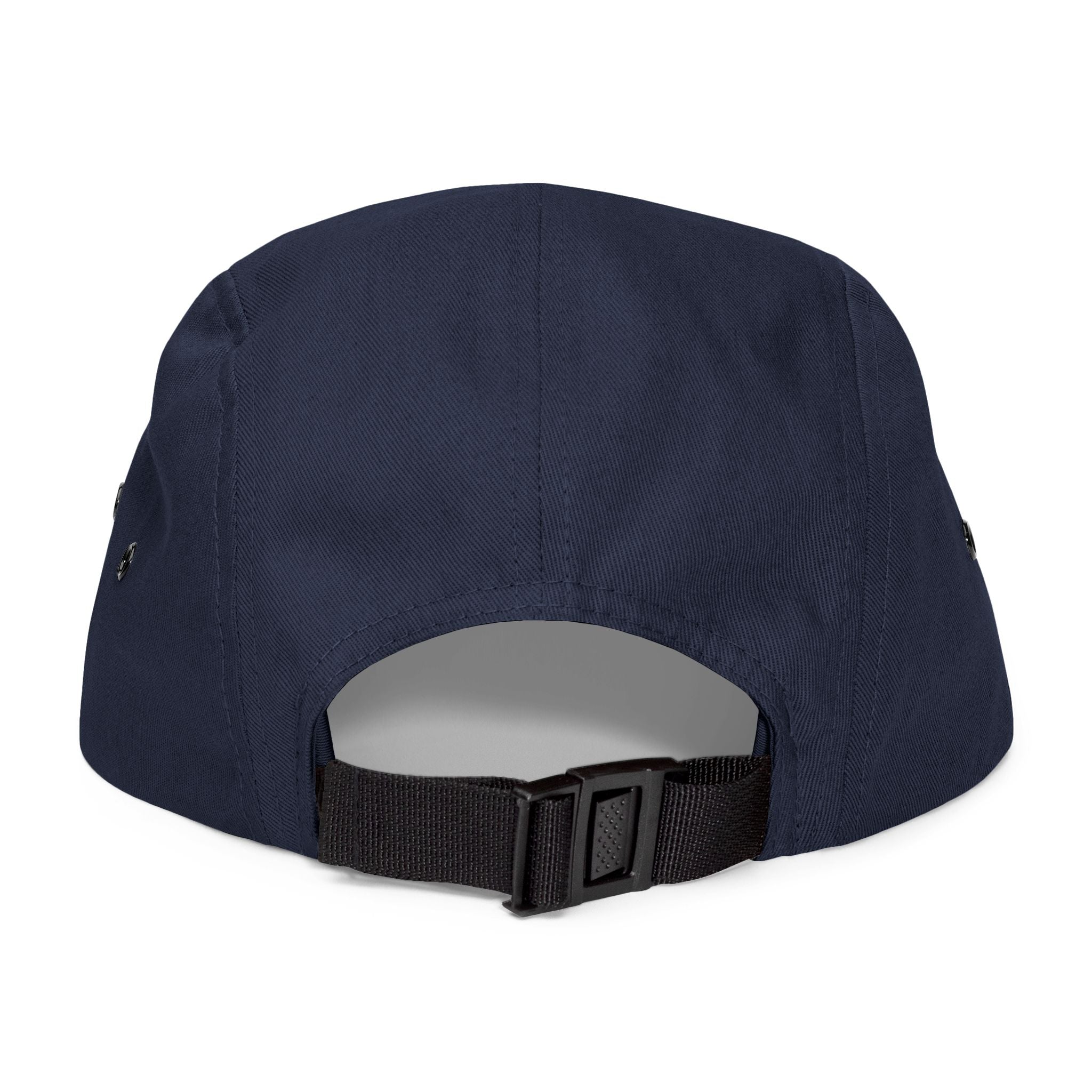 5-Panel Cap — "Passion Not Fame" Embroidered Cotton Camp Hat
