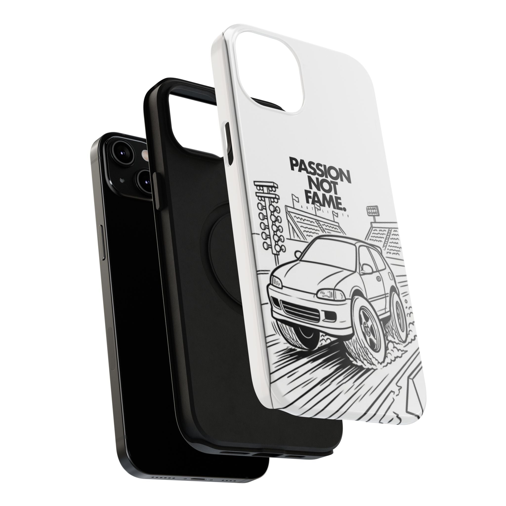 Impact-Resistant Phone Case — "Passion Not Fame" Drag Civic