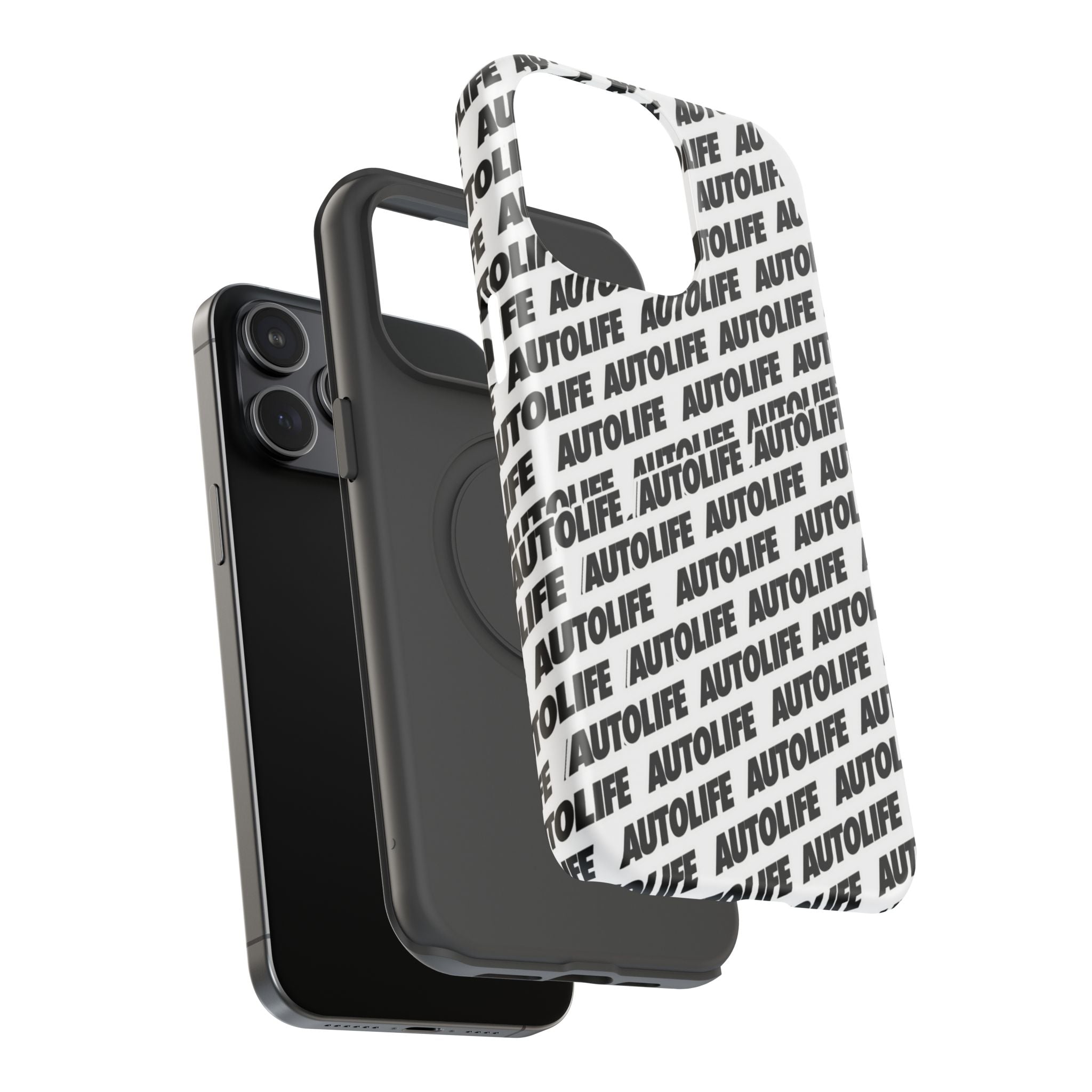 Autolife Repeat Pattern Impact-Resistant Phone Case