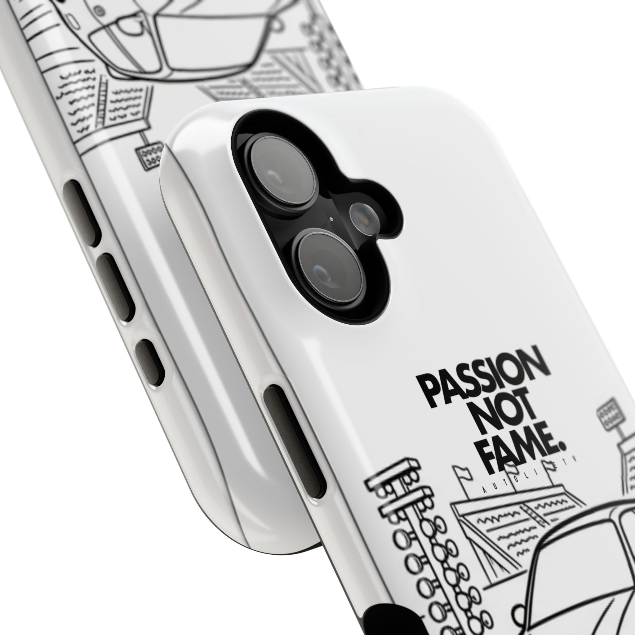Impact-Resistant Phone Case — "Passion Not Fame" Drag Civic