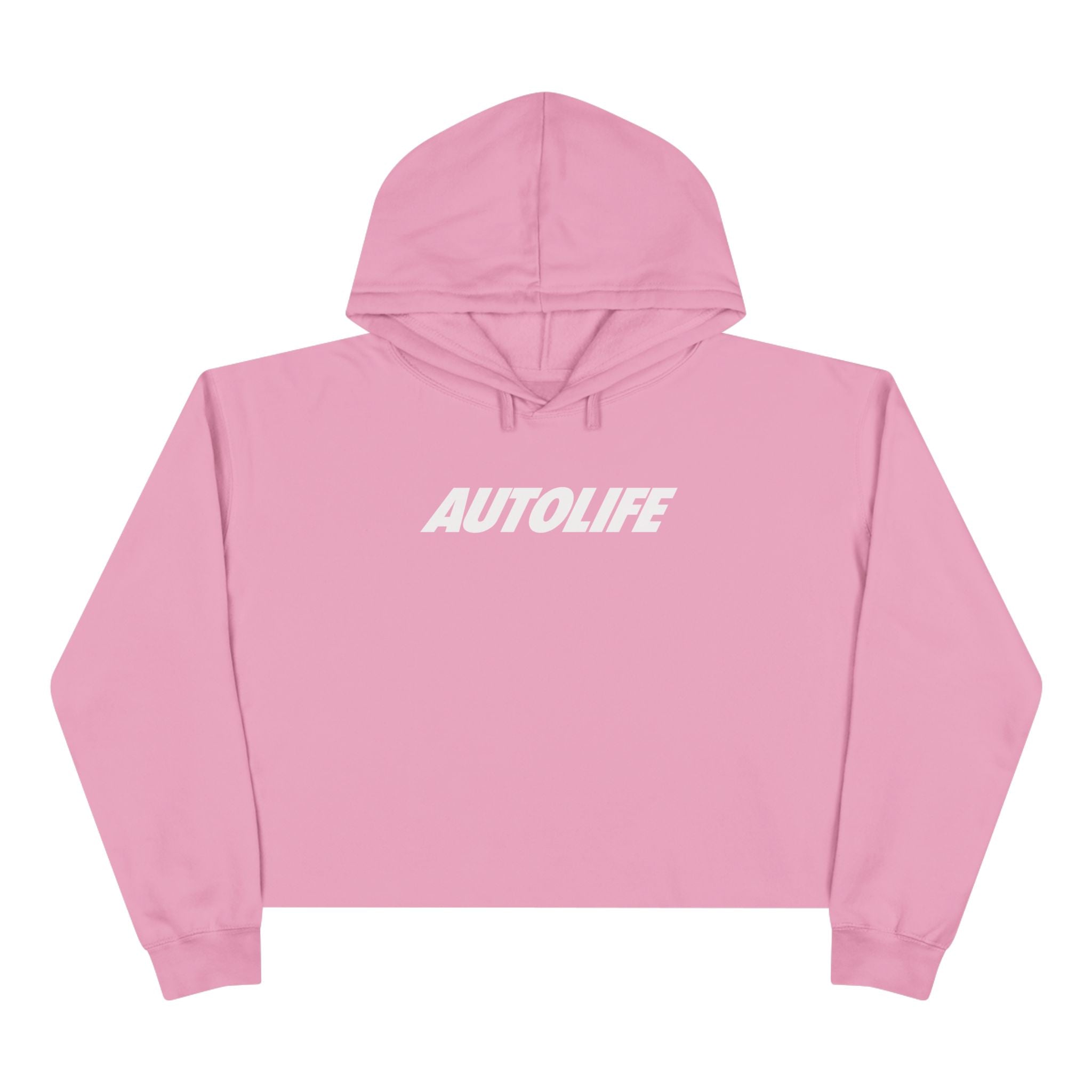 Autolife Cropped Hoodie — 'PASSION NOT FAME' Streetwear