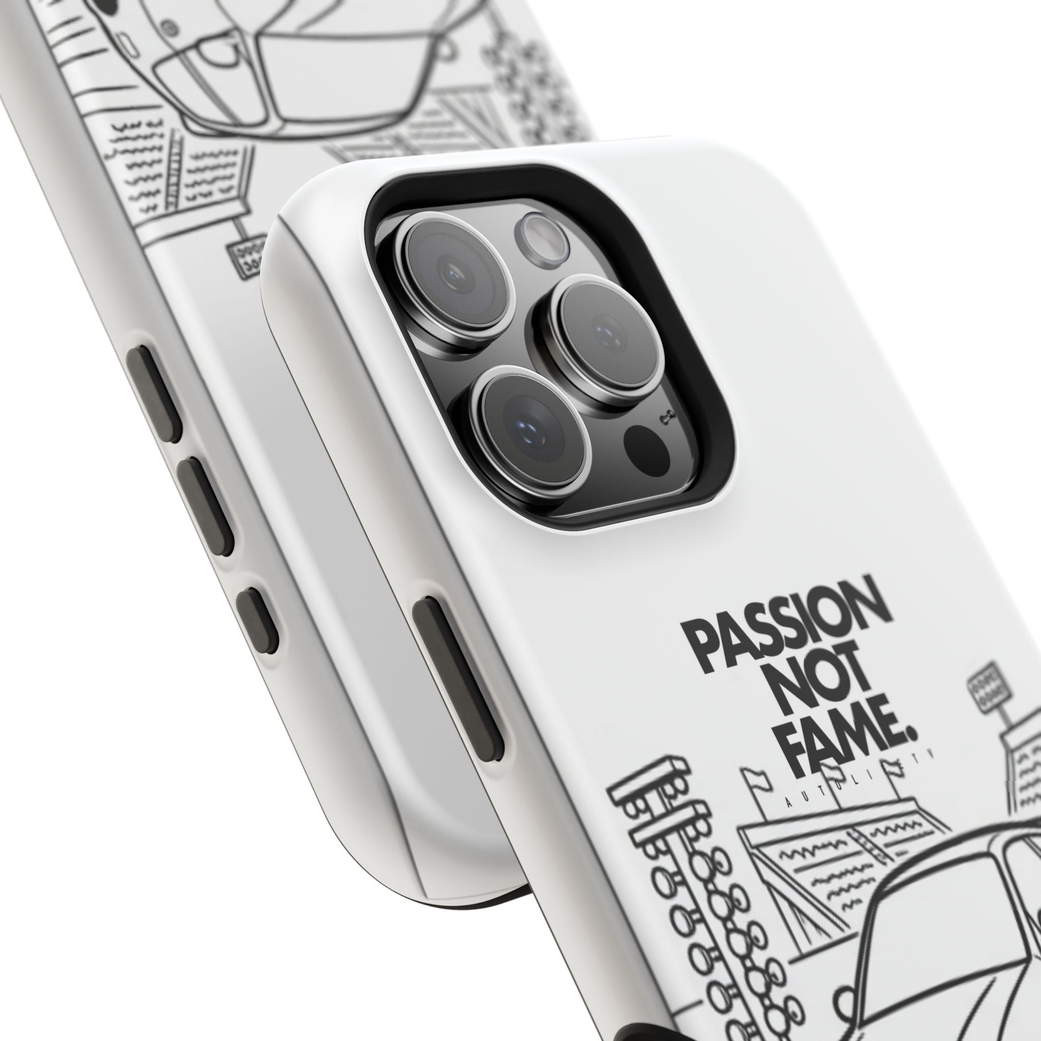 Impact-Resistant Phone Case — "Passion Not Fame" Drag Civic