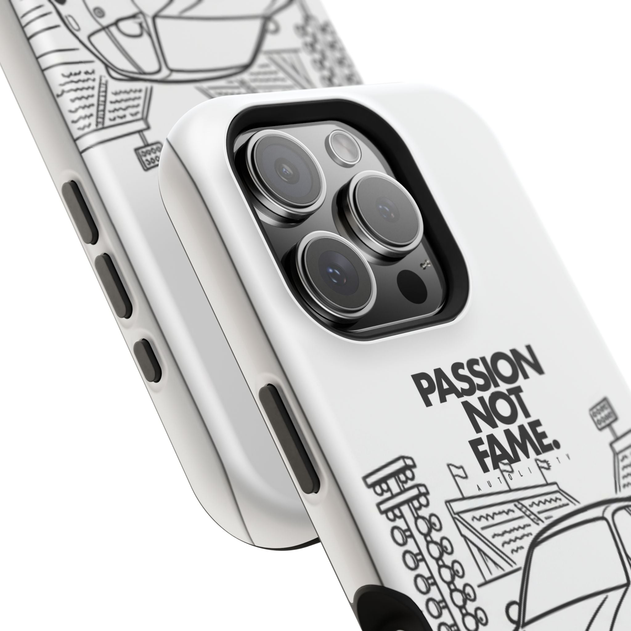 Impact-Resistant Phone Case — "Passion Not Fame" Drag Civic