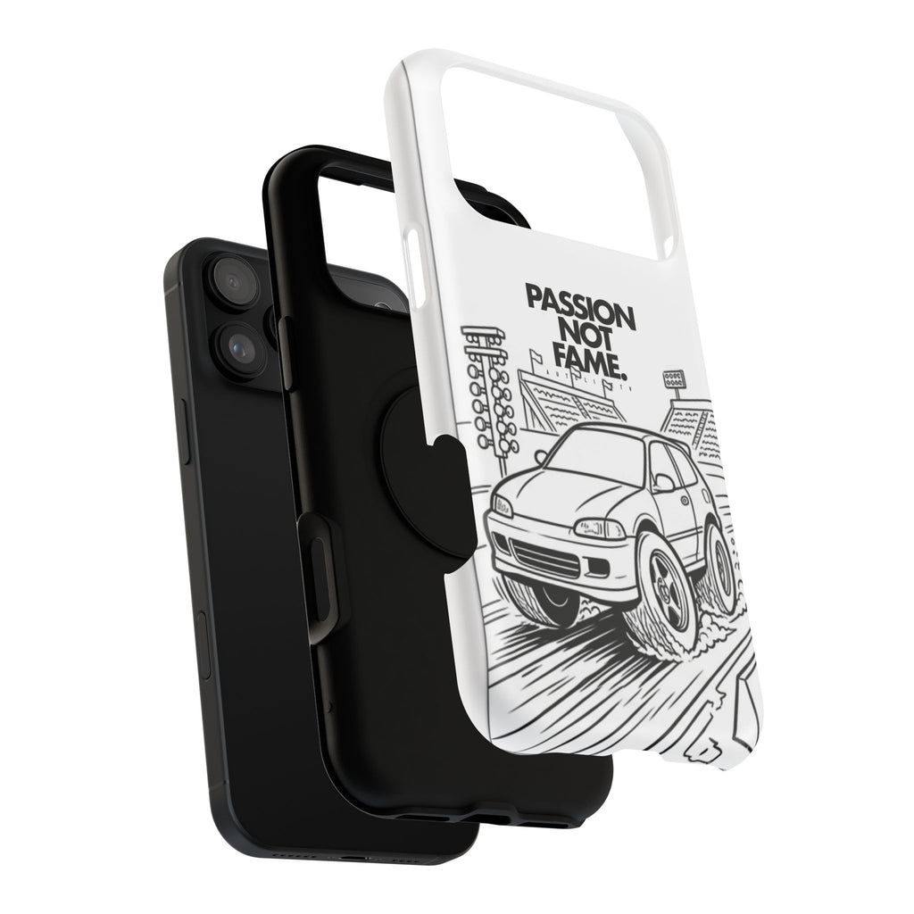 Impact-Resistant Phone Case — "Passion Not Fame" Drag Civic