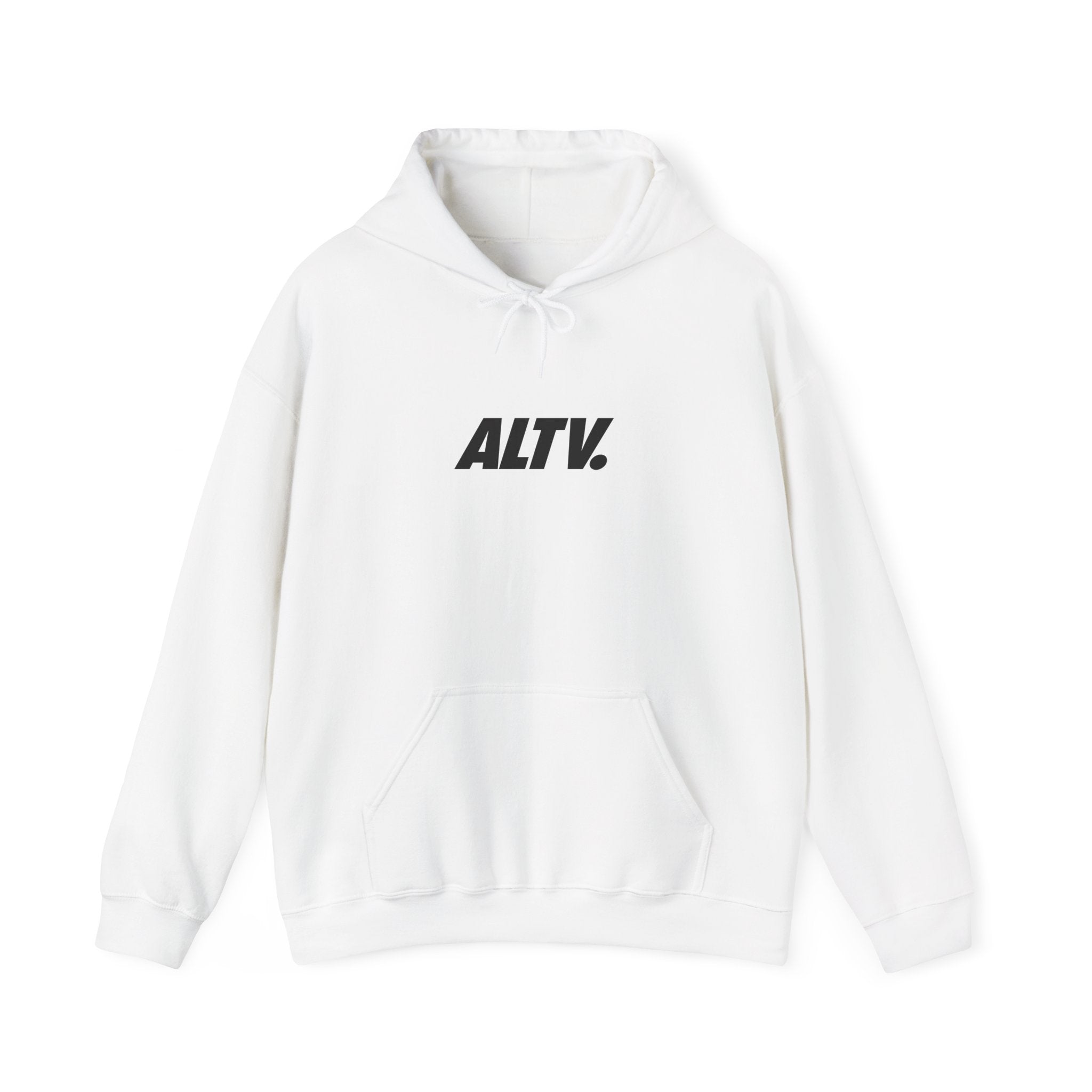 ALTV. Minimal Logo Hoodie — Modern Streetwear Pullover