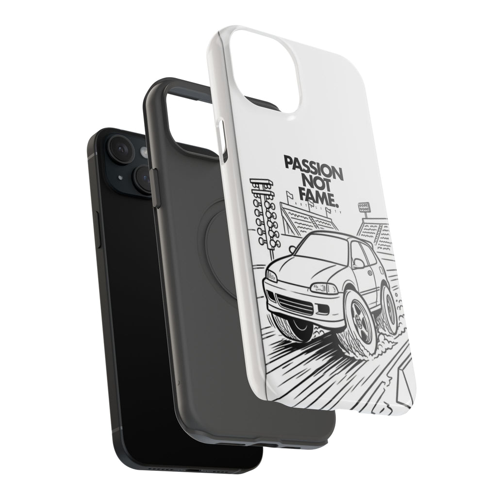 Impact-Resistant Phone Case — "Passion Not Fame" Drag Civic