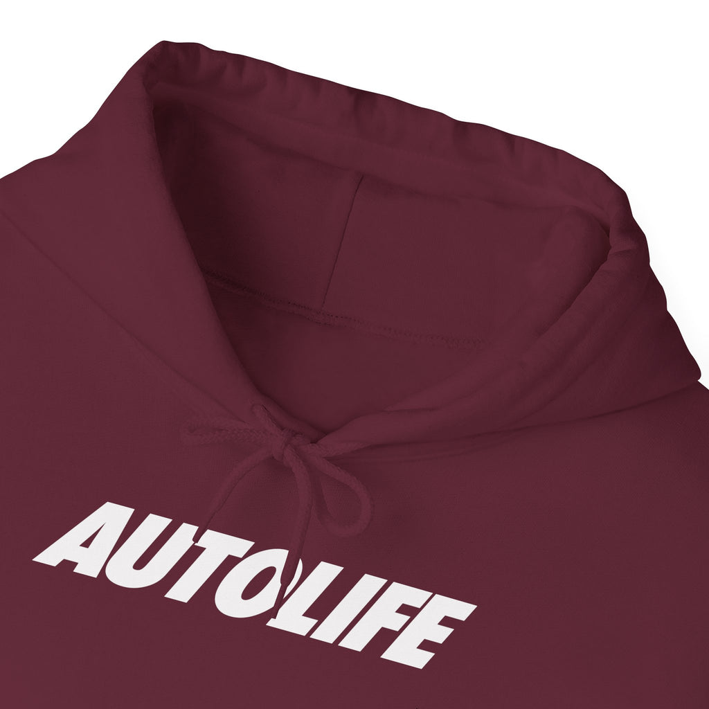 AutoLife Hoodie — Automotive Lifestyle Pullover with 'AUTOLIFE' Graphic