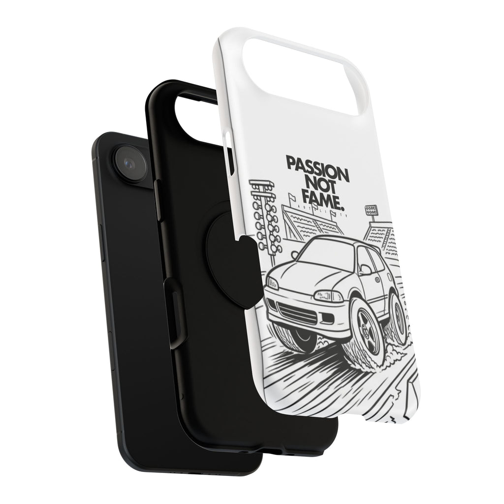 Impact-Resistant Phone Case — "Passion Not Fame" Drag Civic
