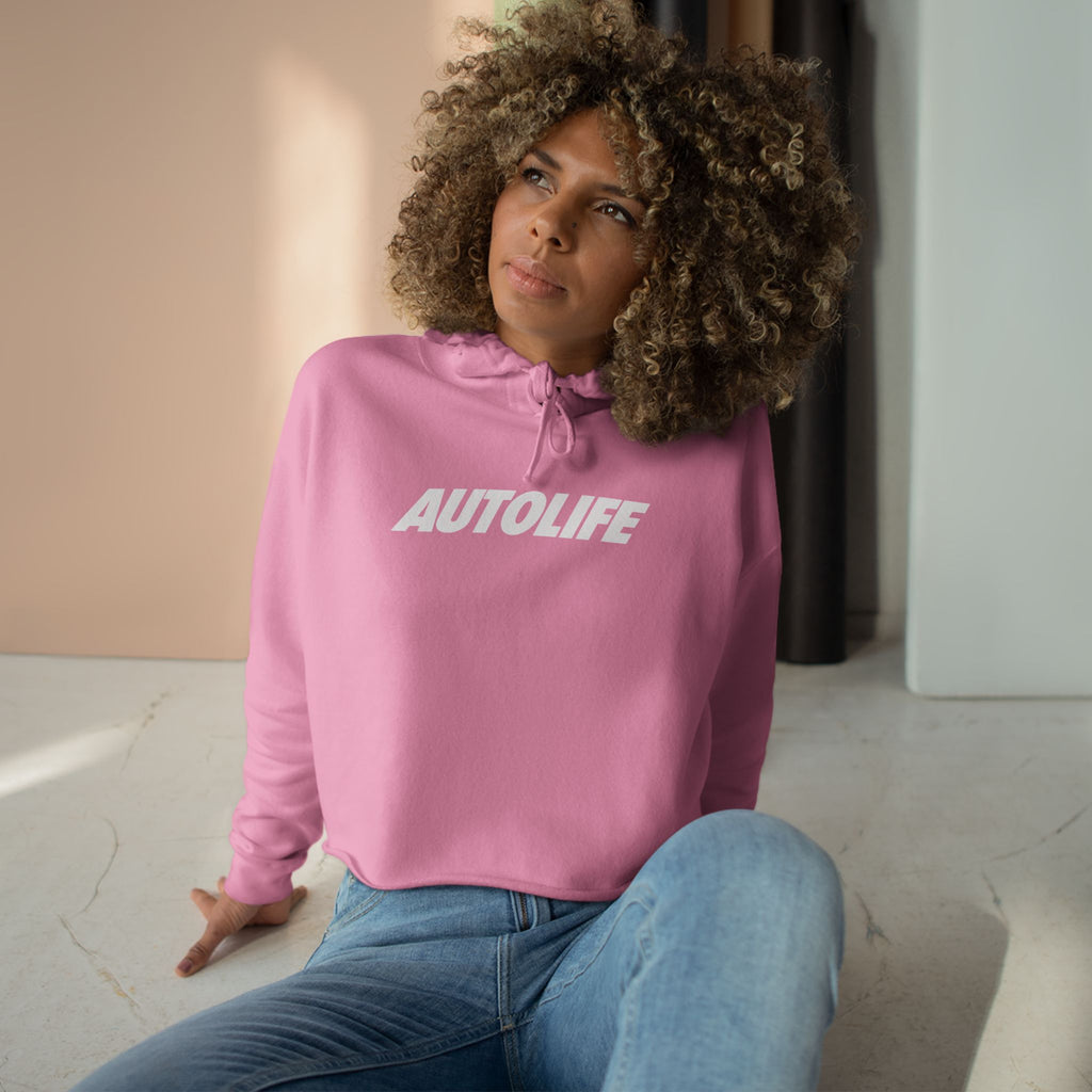 Autolife Cropped Hoodie — 'PASSION NOT FAME' Streetwear
