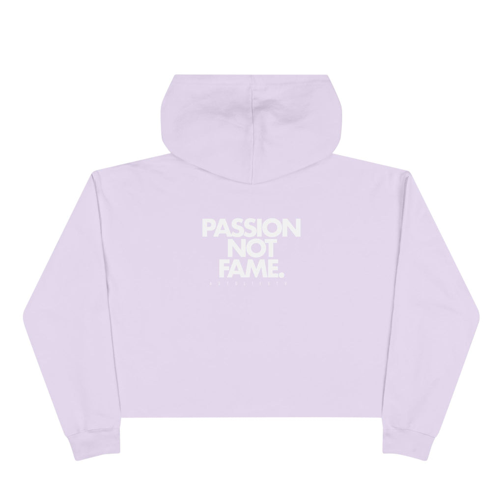 Autolife Cropped Hoodie — 'PASSION NOT FAME' Streetwear