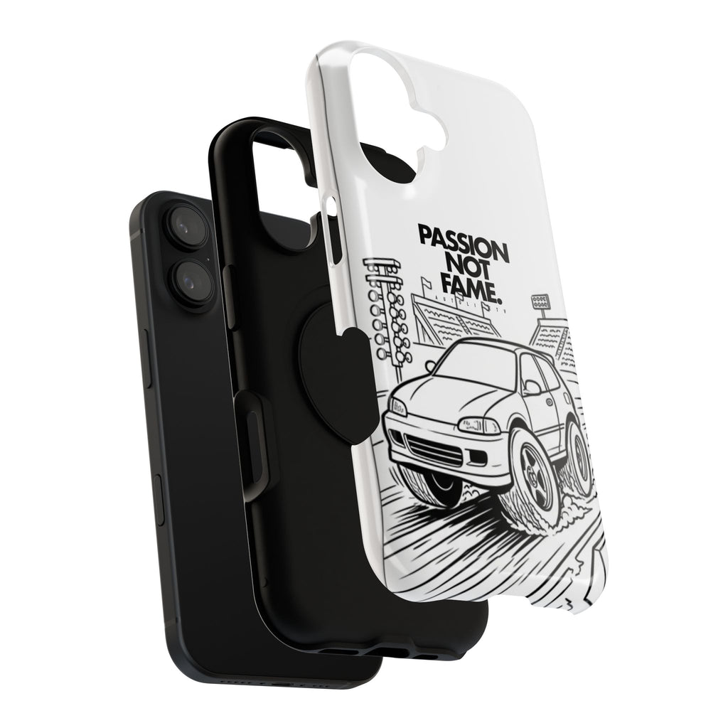 Impact-Resistant Phone Case — "Passion Not Fame" Drag Civic