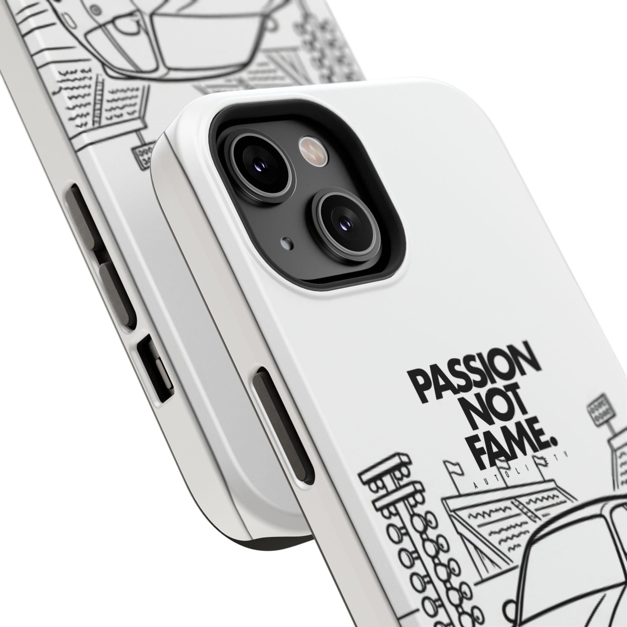Impact-Resistant Phone Case — "Passion Not Fame" Drag Civic