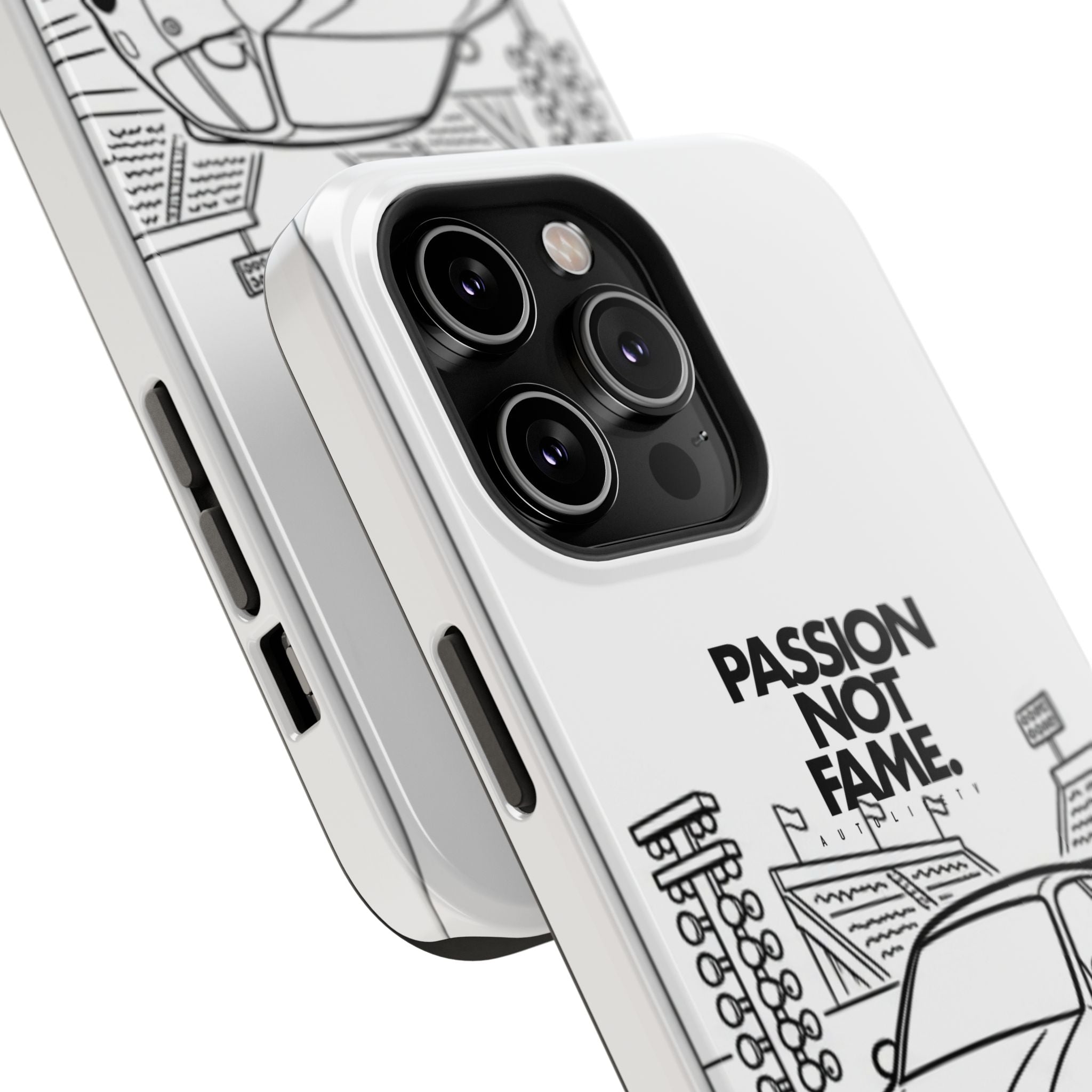 Impact-Resistant Phone Case — "Passion Not Fame" Drag Civic