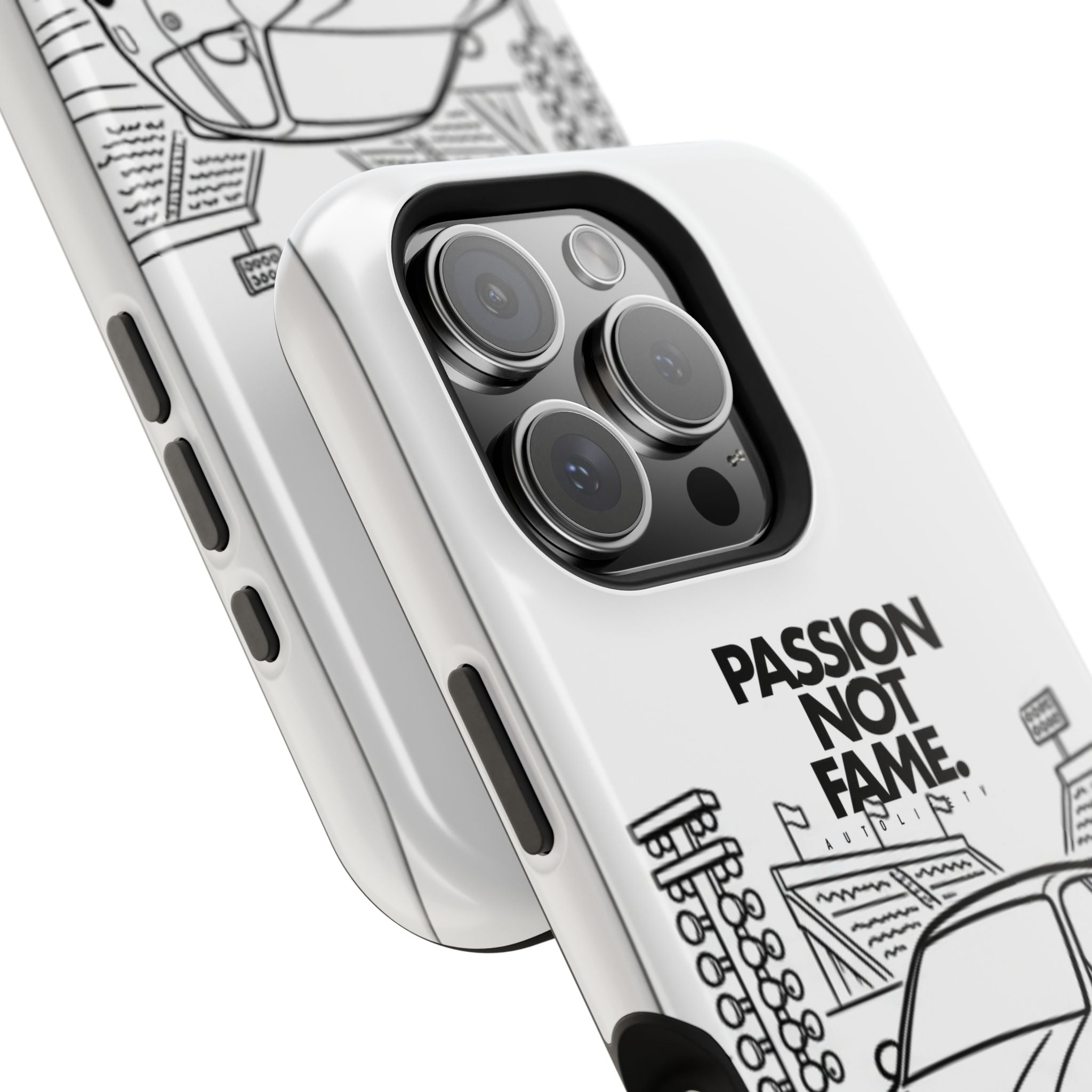 Impact-Resistant Phone Case — "Passion Not Fame" Drag Civic