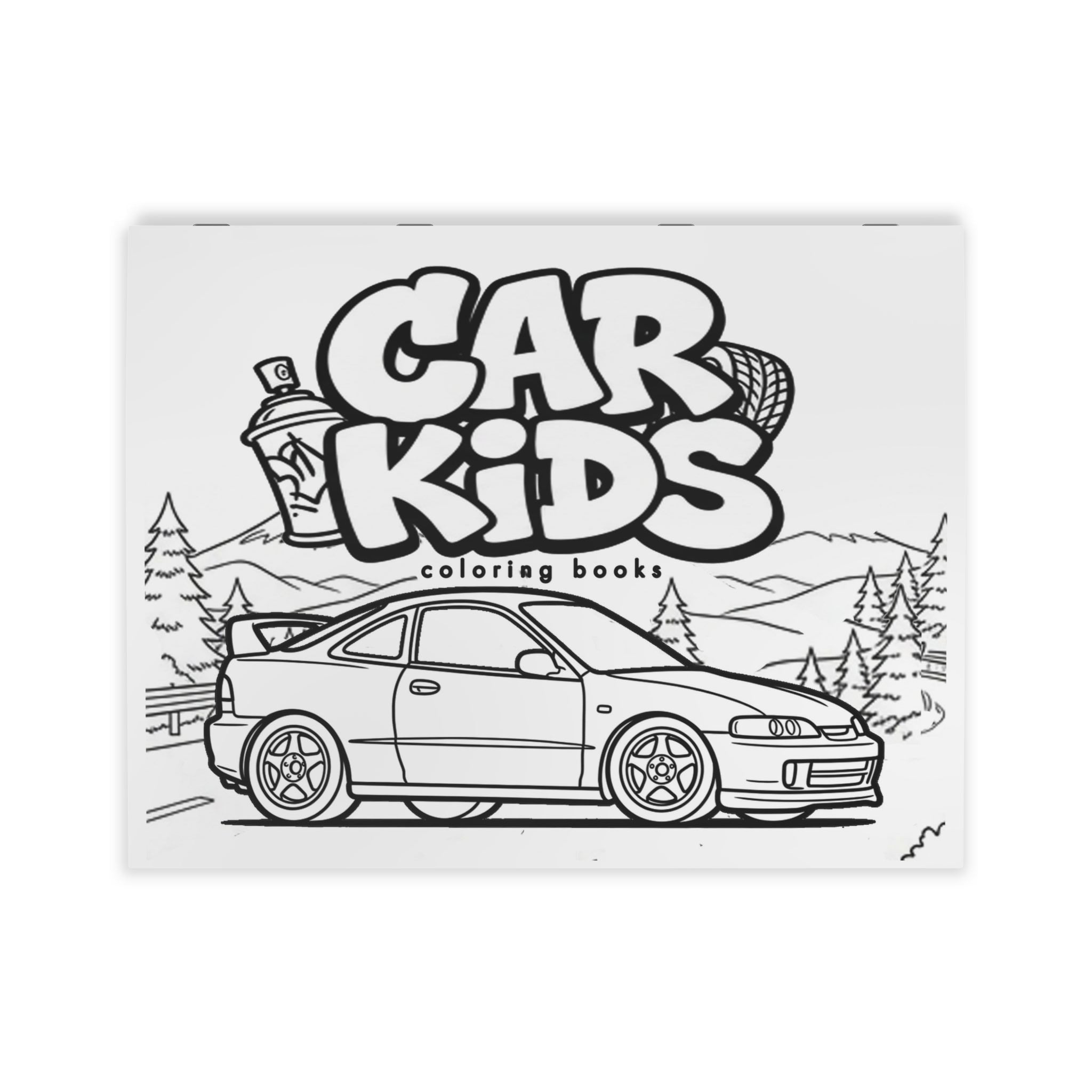 Car Kids Coloring Book — 'Integra Edition'