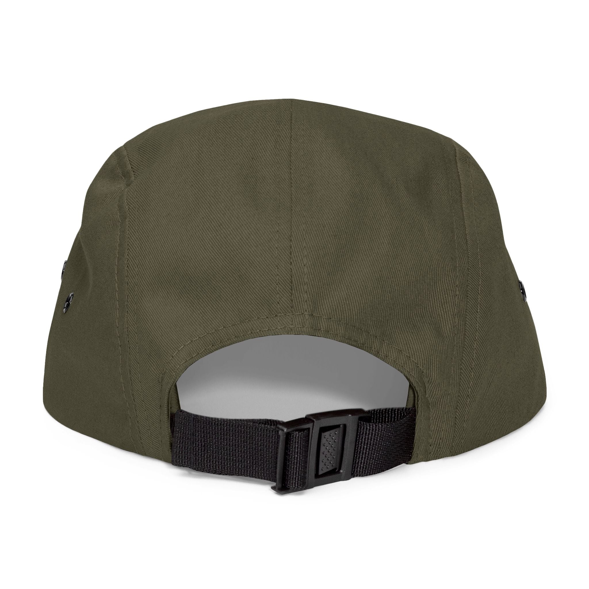 5-Panel Cap — "Passion Not Fame" Embroidered Cotton Camp Hat