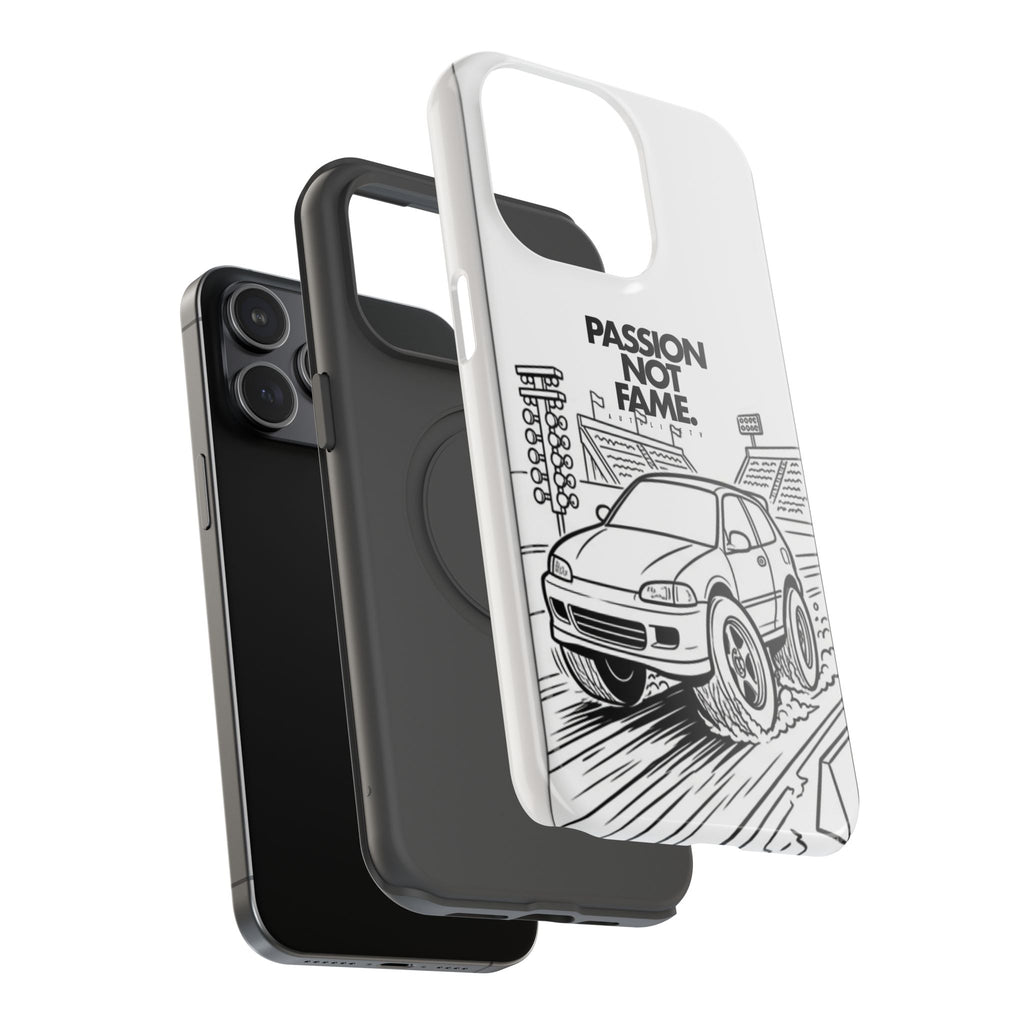 Impact-Resistant Phone Case — "Passion Not Fame" Drag Civic