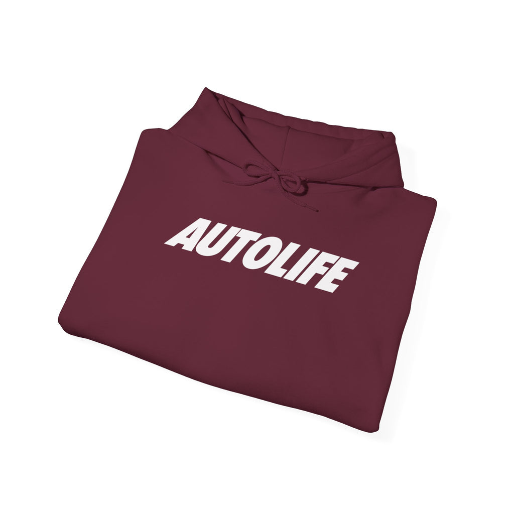 AutoLife Hoodie — Automotive Lifestyle Pullover with 'AUTOLIFE' Graphic