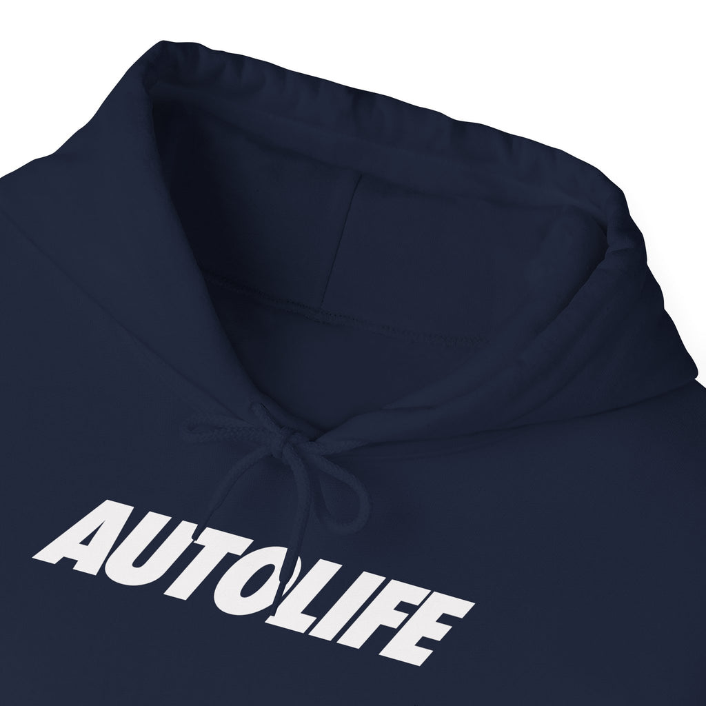 AutoLife Hoodie — Automotive Lifestyle Pullover with 'AUTOLIFE' Graphic