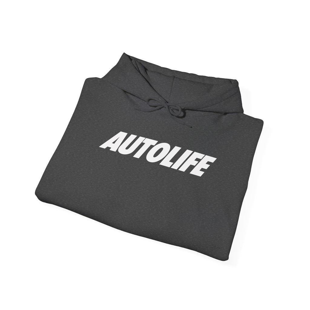 AutoLife Hoodie — Automotive Lifestyle Pullover with 'AUTOLIFE' Graphic