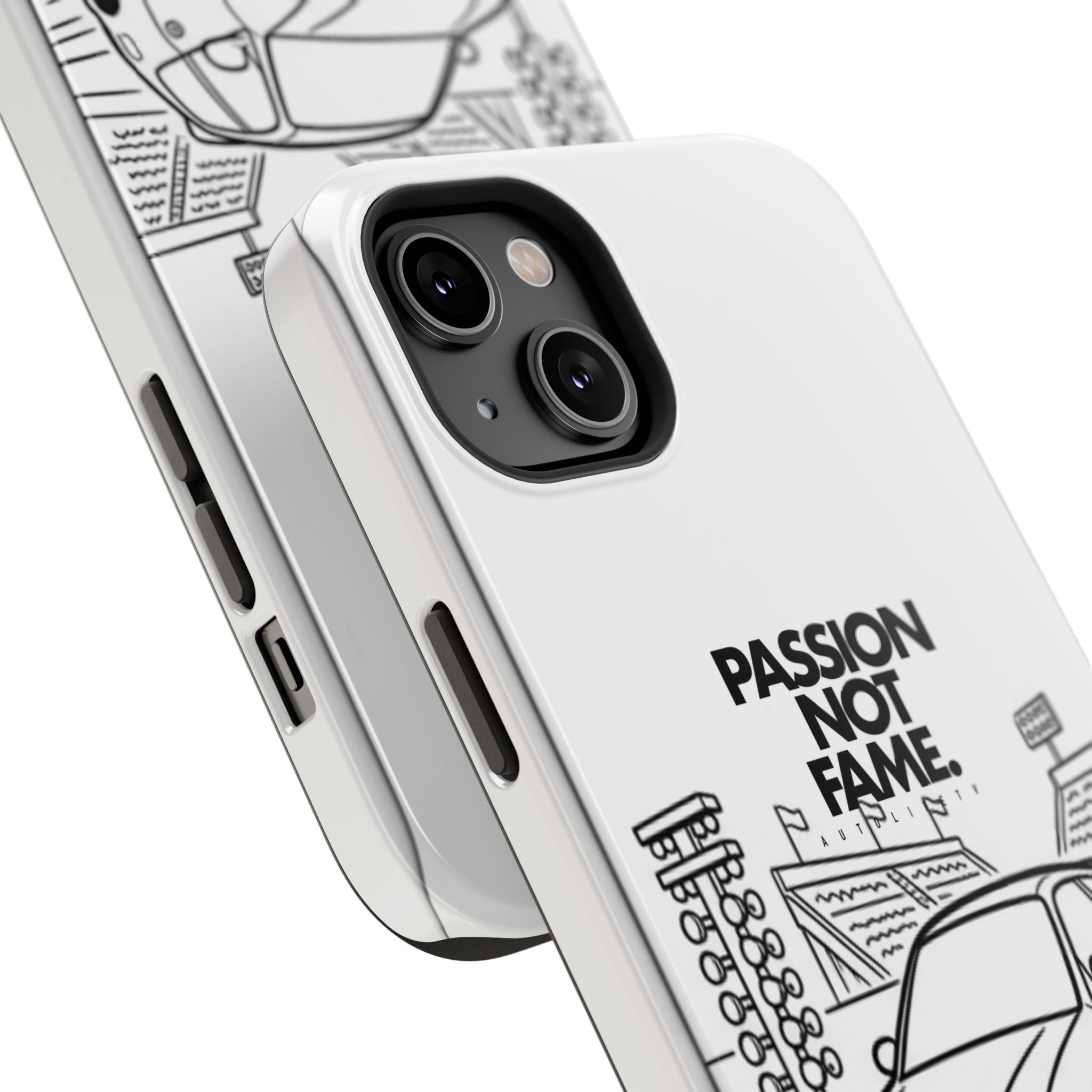 Impact-Resistant Phone Case — "Passion Not Fame" Drag Civic